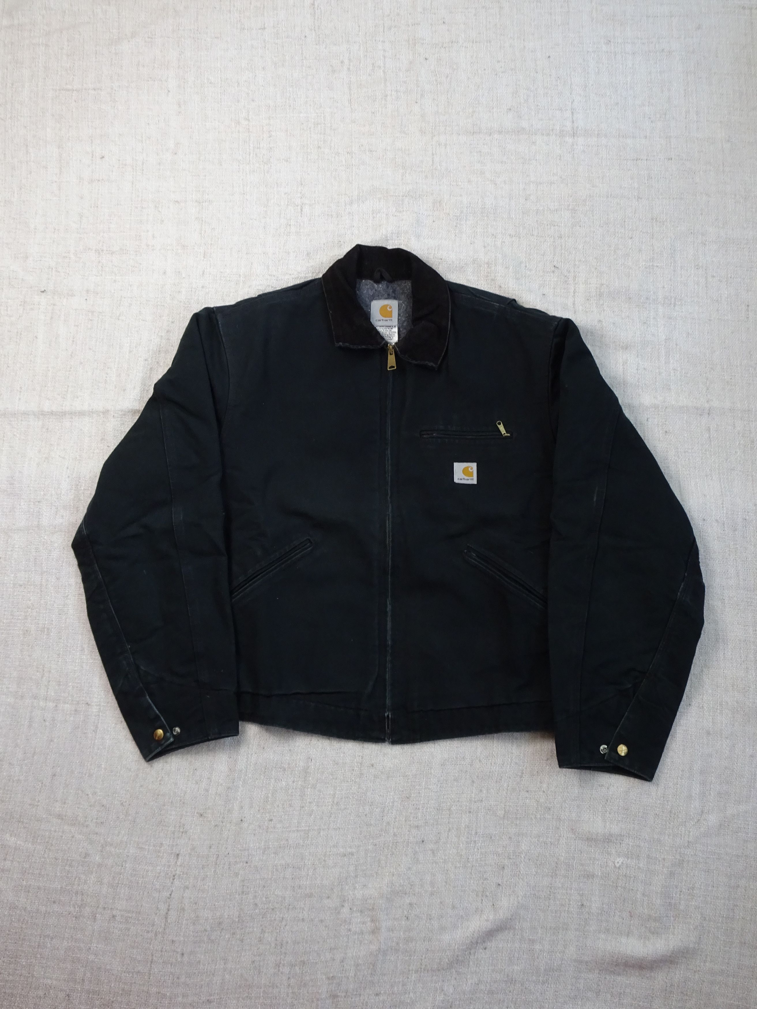 Carhartt × Vintage Vtg Carhartt Detroit Jacket Duck Canvas, Blanket Lined Size US S / EU 44-46 / 1 - 1 Thumbnail