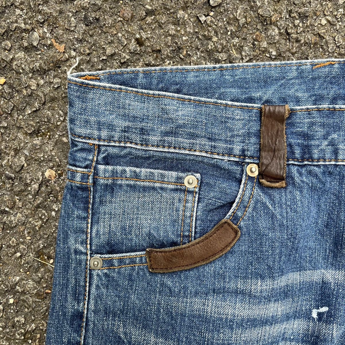 Hysteric Glamour Japanese Semantic Design Painted Denim Distressed Jeans Size US 32 / EU 48 - 4 Thumbnail