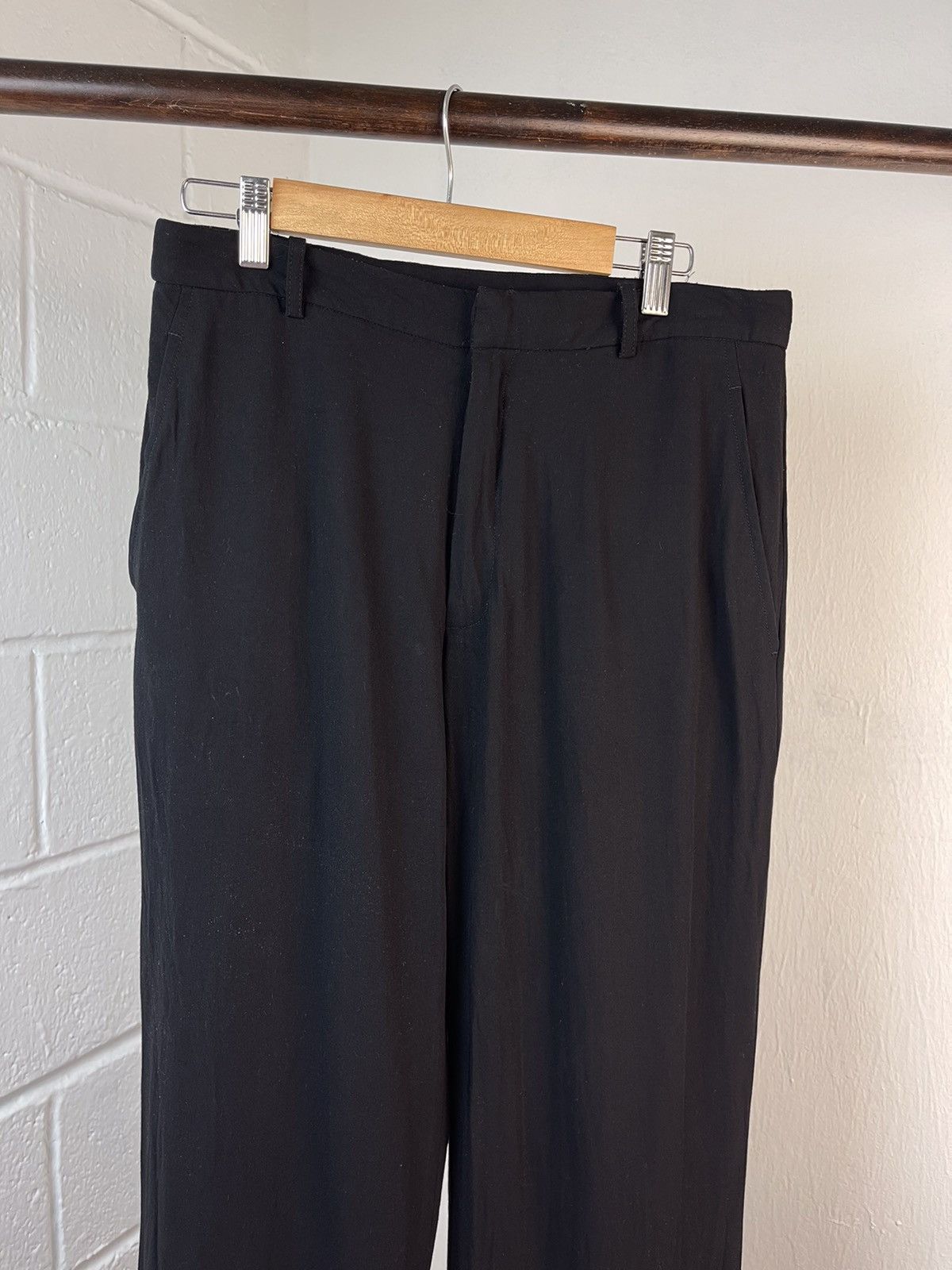Ann Demeulemeester Ann Demeulemeester Wideleg Adjustable Waist Pants Size US 30 / EU 46 - 4 Thumbnail