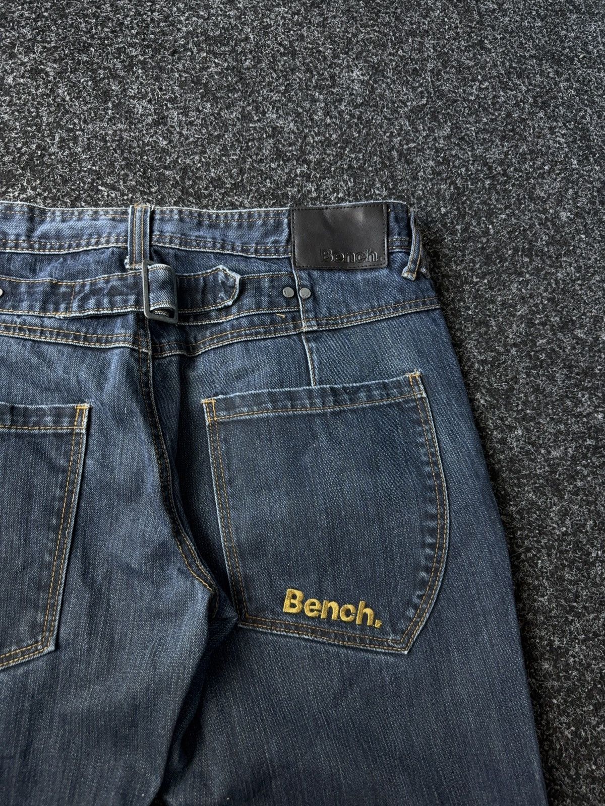 Bench Vintage 90s Retro Baggy Distressed Y2K Denim pants jeans Size US 34 / EU 50 - 15 Thumbnail