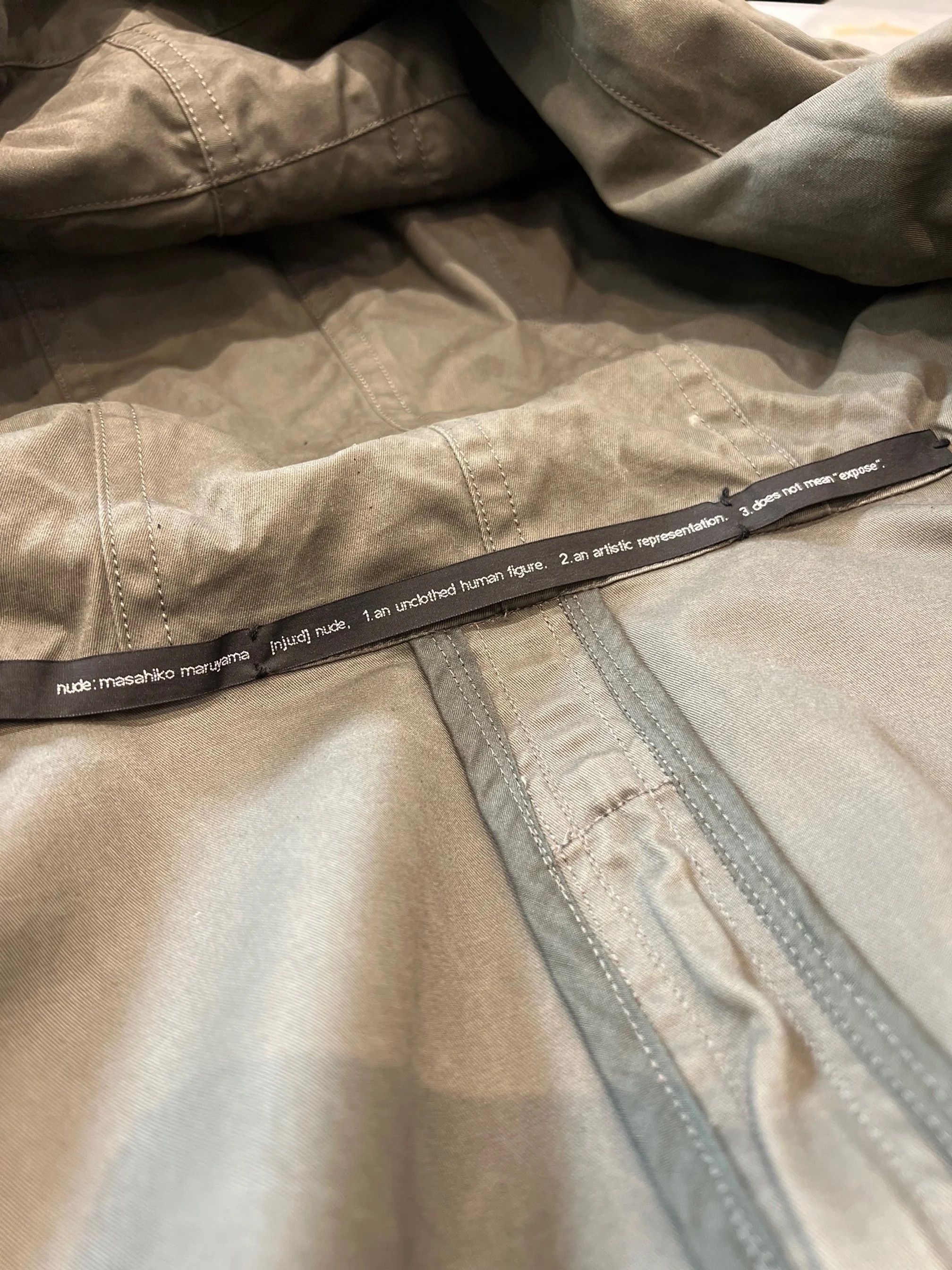 Nude: Masahiko Maruyama Masahiko Maruyama Green Khaki Fishtail Parka Jacket Size US M / EU 48-50 / 2 - 10 Thumbnail