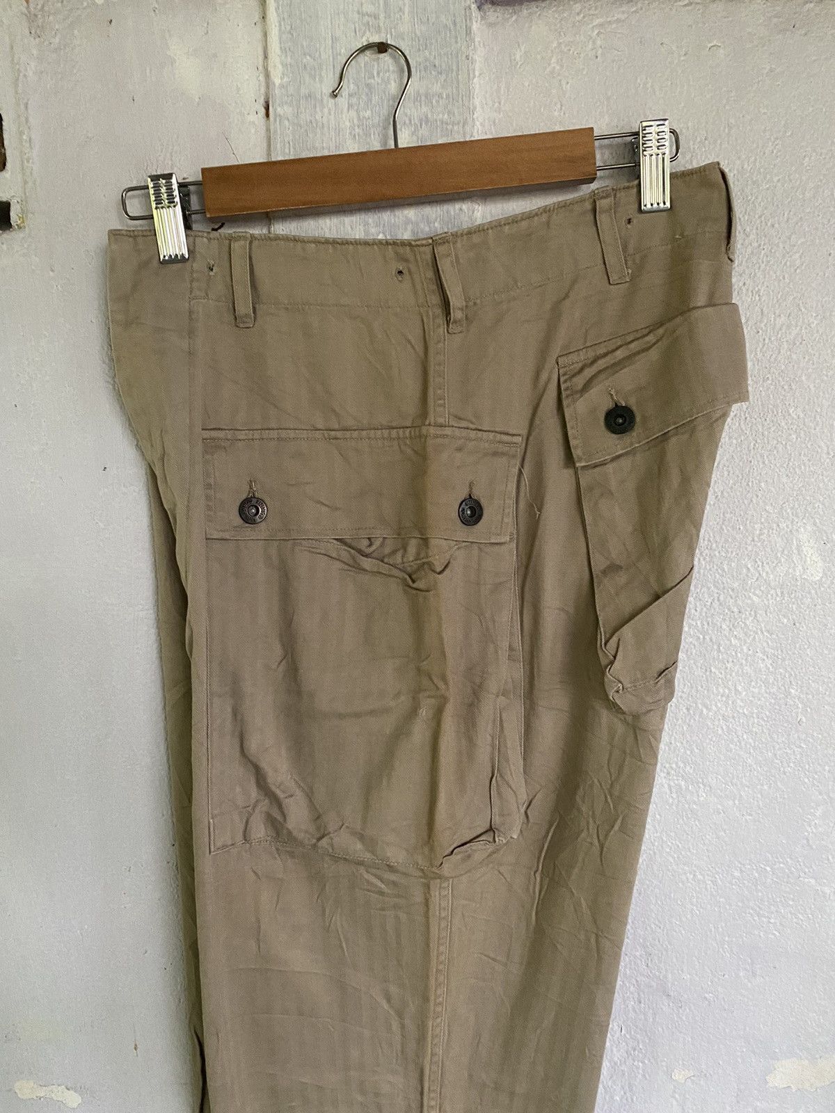 Japanese Brand × Vintage CAB CLOTHING Military Multi Pocket Cargo Monkey Pants Size US 30 / EU 46 - 12 Thumbnail