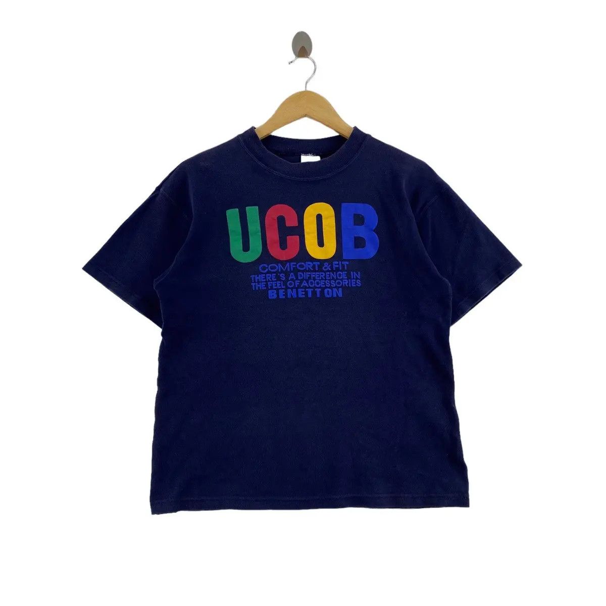 Vintage UNITED COLORS OF BENETTON Tee Shirt Top UCOB Italy