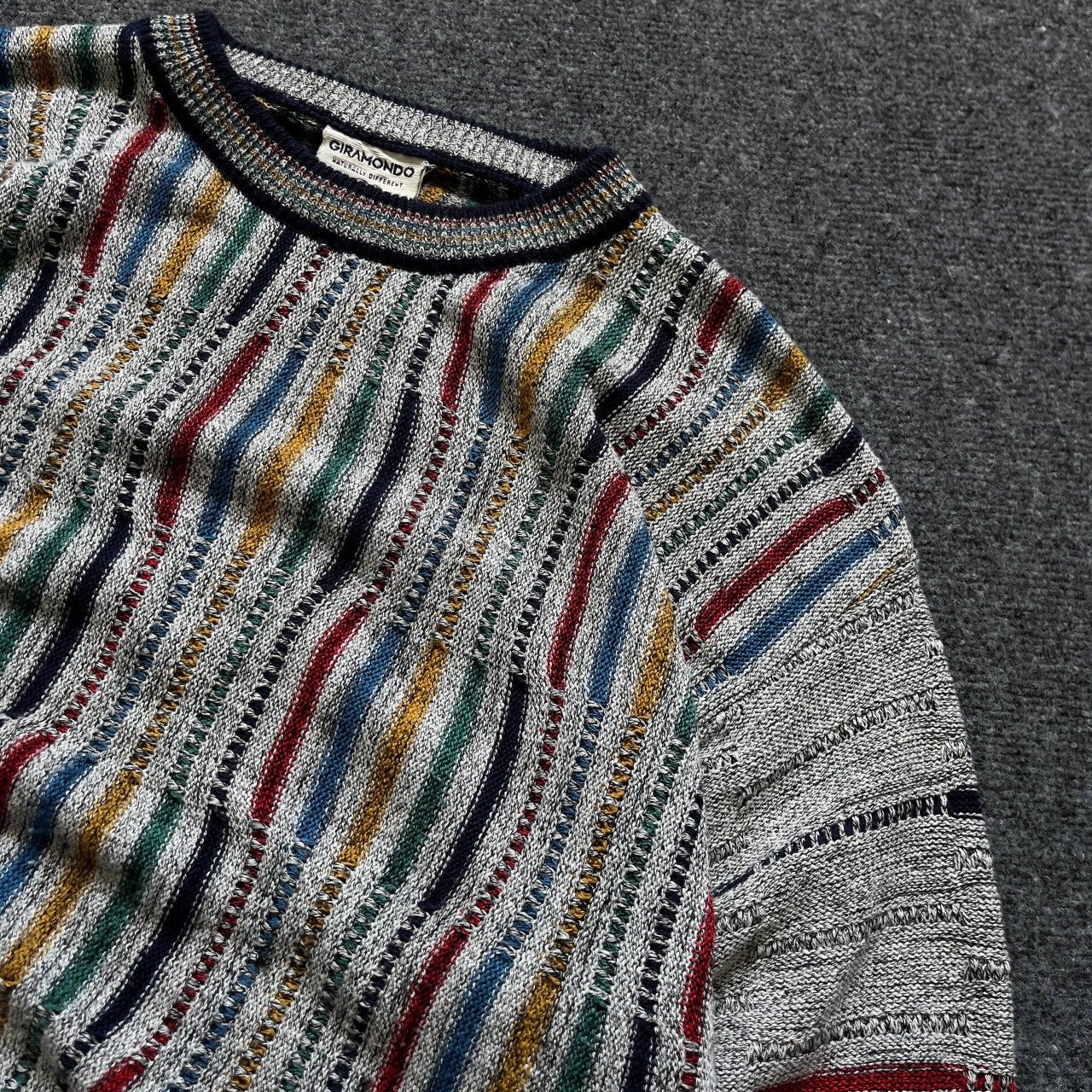 Aran Isles Knitwear VTG Knit Sweater Giramondo Size L Y2K 00s USA Hype Trend Size US L / EU 52-54 / 3 - 9 Thumbnail