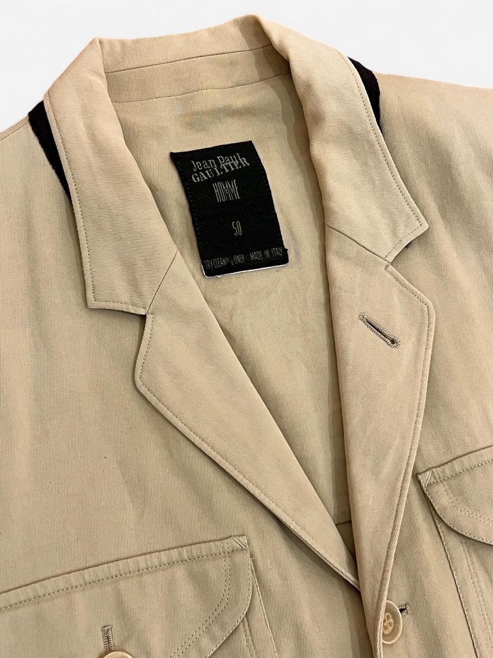 Jean Paul Gaultier Beige Utility Jacket Size US M / EU 48-50 / 2 - 3 Thumbnail