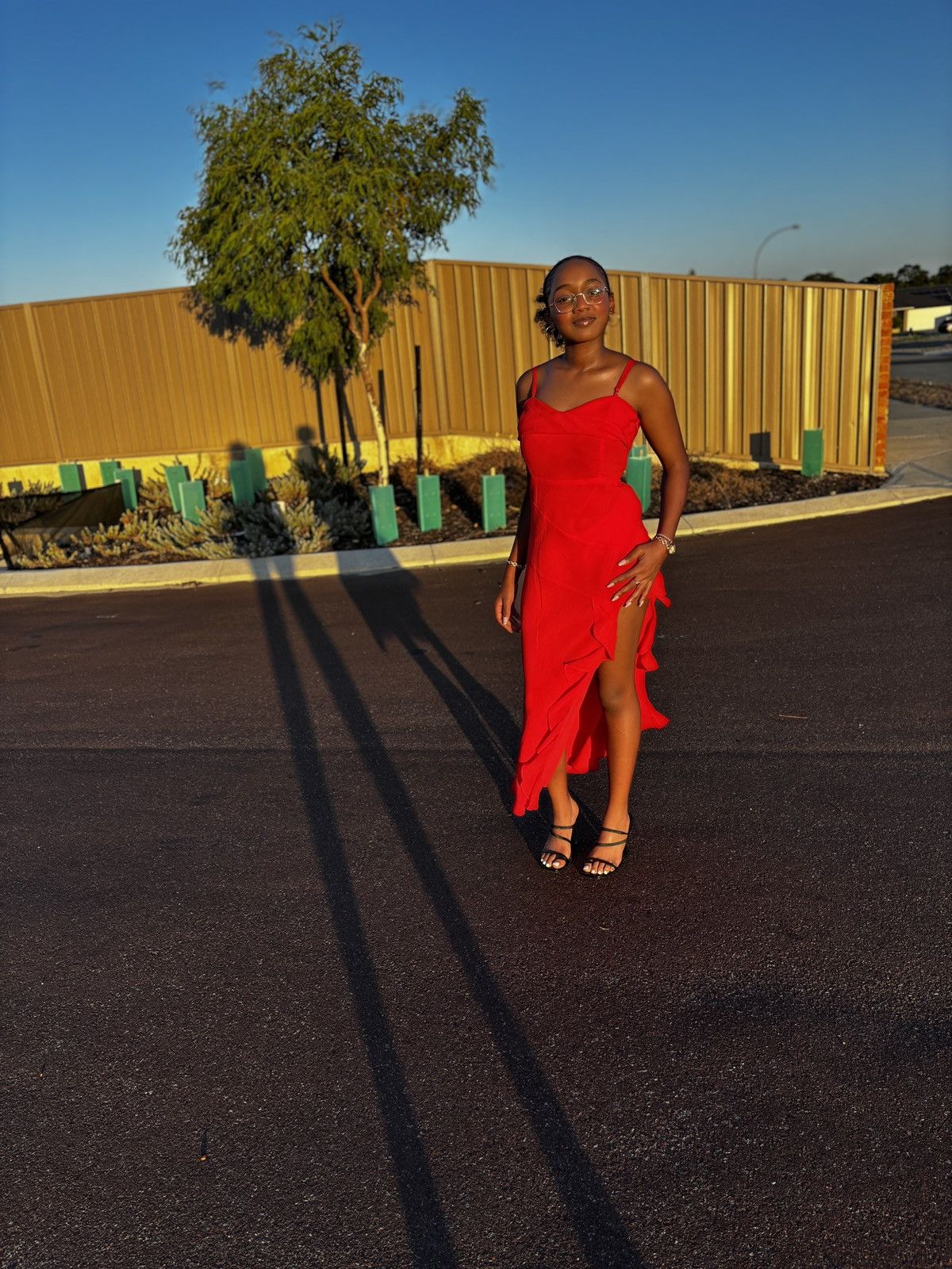Dress the Population Red dress / dinner dress Size S / US 4 / IT 40 - 3 Thumbnail