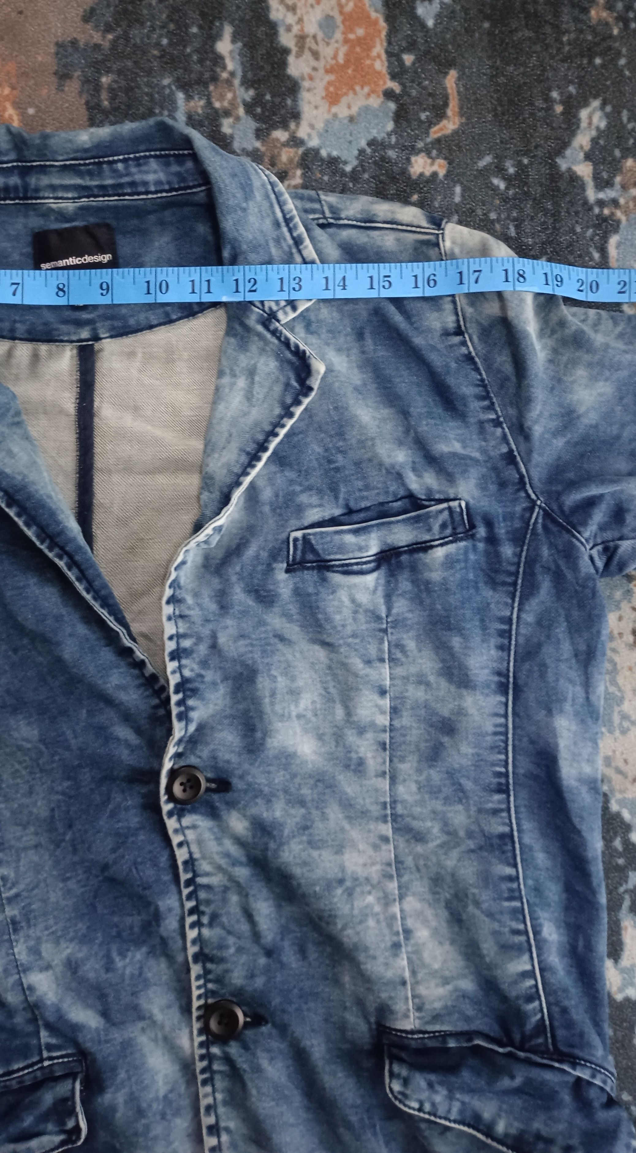 semanticdesign Semantic Design 3/4 Sleeve Denim Jacket Size US L / EU 52-54 / 3 - 12 Thumbnail