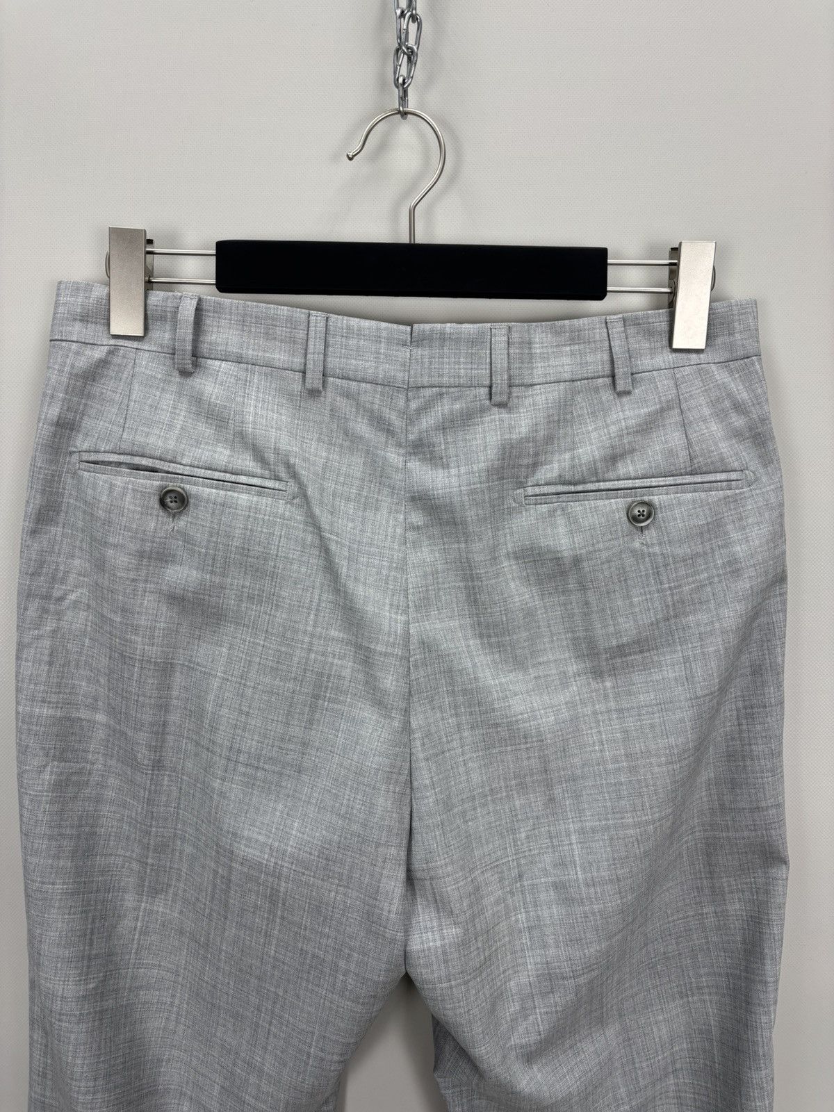 Suitsupply Mens pants Suitsupply Size 48 Color Gray Size US 32 / EU 48 - 6 Thumbnail