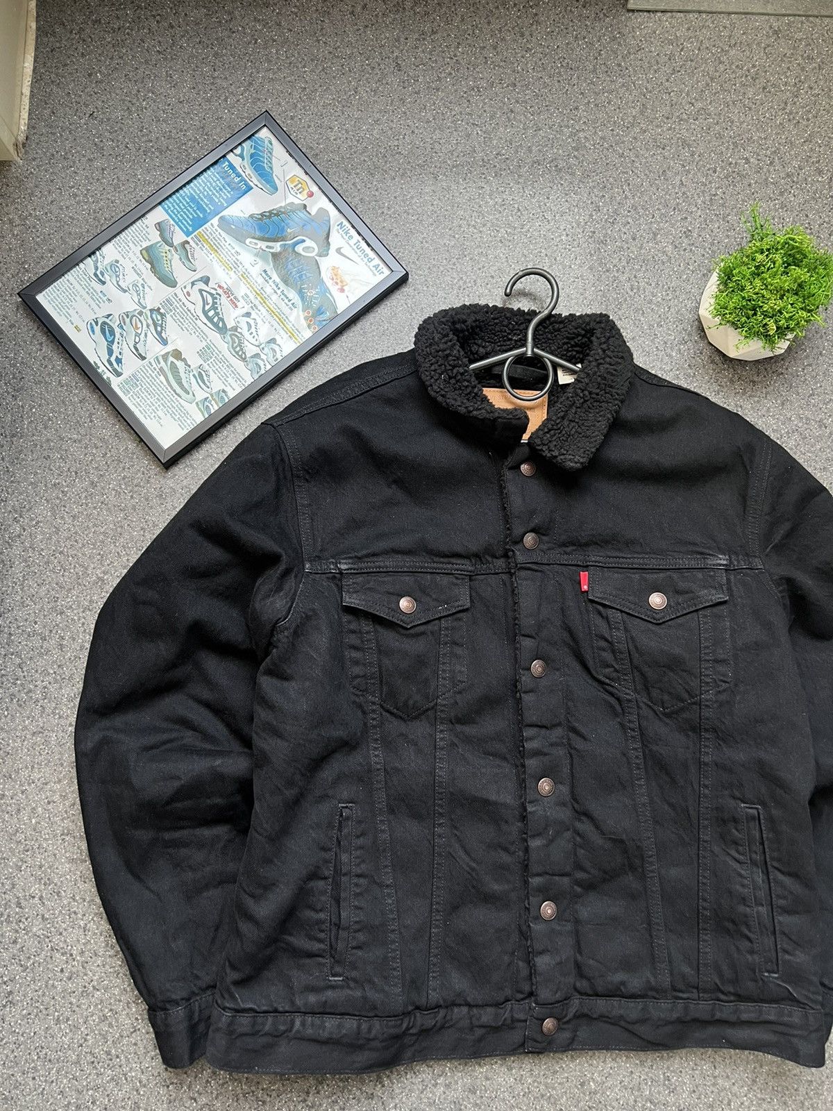 Levi's Levi's Large Men's Denim Sherpa Lined Trucker Jean Jacket Size US L / EU 52-54 / 3 - 3 Thumbnail