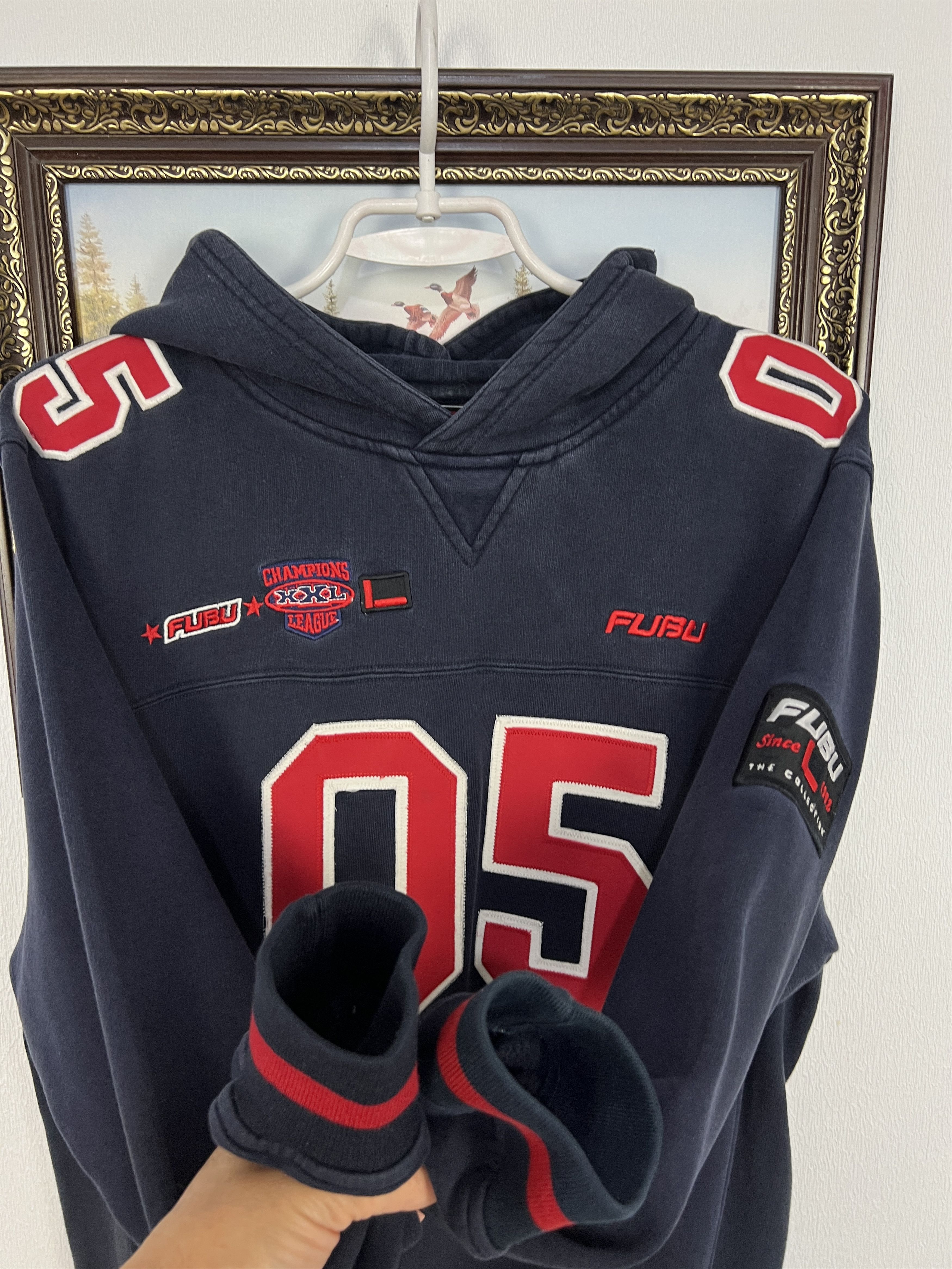 Fubu Vintage FUBU 05 Rap Hip Hop Hoodie Mens Jacket Big Logo Size US S / EU 44-46 / 1 - 7 Thumbnail