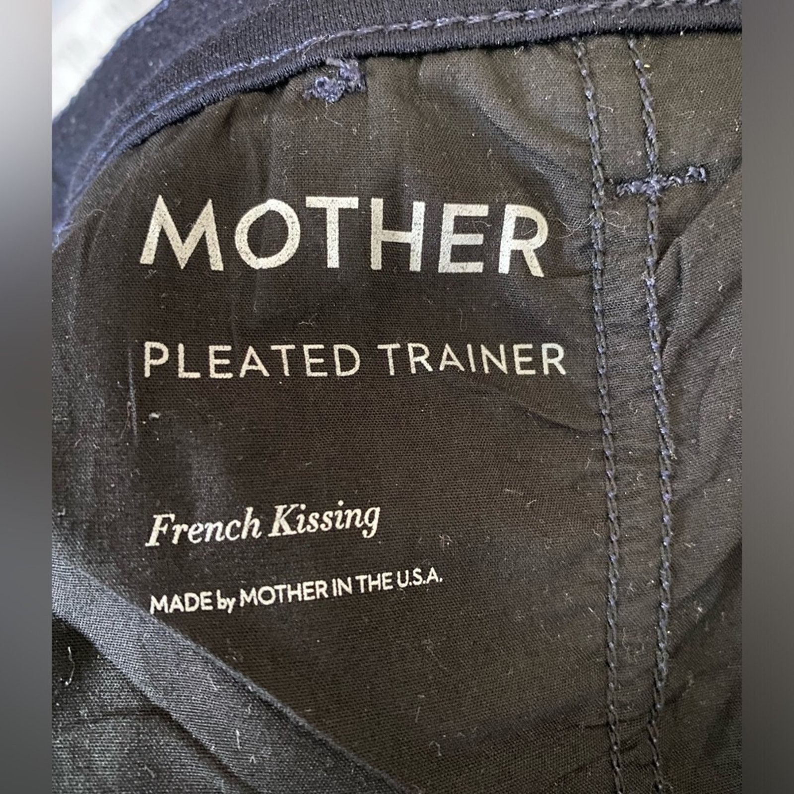 MOTHER Mother Denim Pleated Trainer Blue French Kissing Jeans 27 Size 27" / US 4 / IT 40 - 7 Thumbnail
