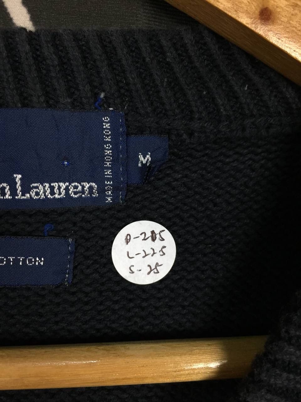 Polo Ralph Lauren Vtg Polo Ralph Lauren Cropped Fit V-Neck Knit Sweater Size US M / EU 48-50 / 2 - 14 Thumbnail