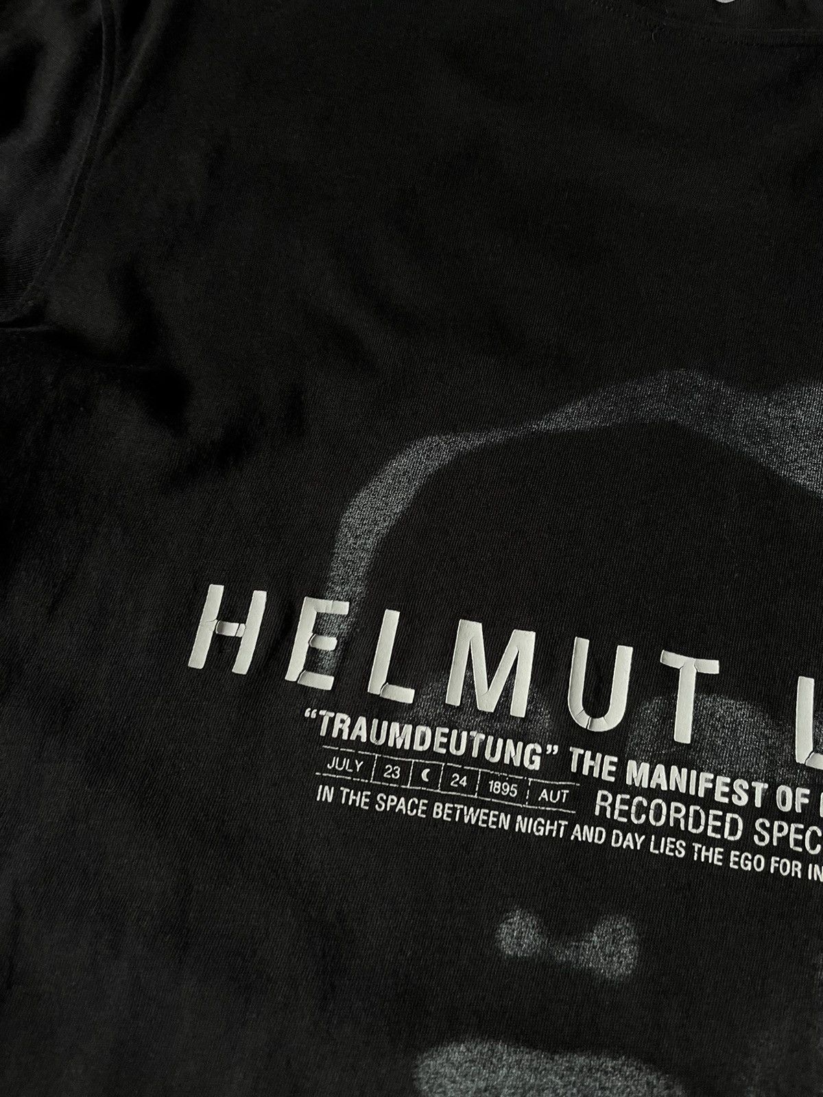 Helmut Lang Helmut Lang AW17 Traumdeutung black T-shirt Size US M / EU 48-50 / 2 - 4 Thumbnail