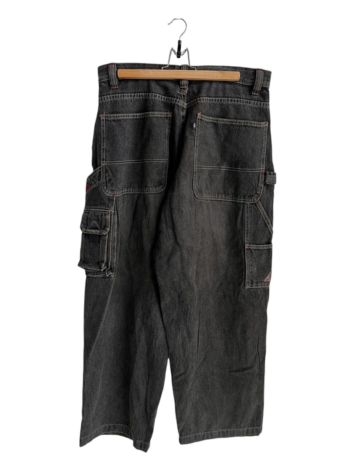 Ecko Unltd. × JNCO × Sean John Y2K JNCO Style Piko Super Baggy Carpenter Jeans Denim Size US 34 / EU 50 - 3 Thumbnail