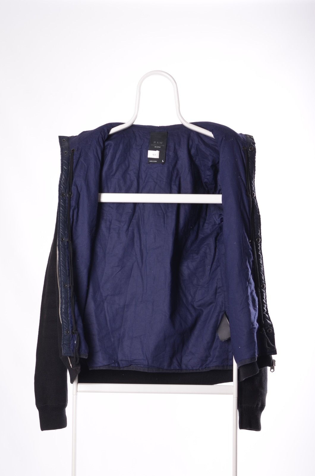 G-Star G Star Raw Wool Nylon Jacket Big Logo Barnett hooded Size US L / EU 52-54 / 3 - 3 Thumbnail