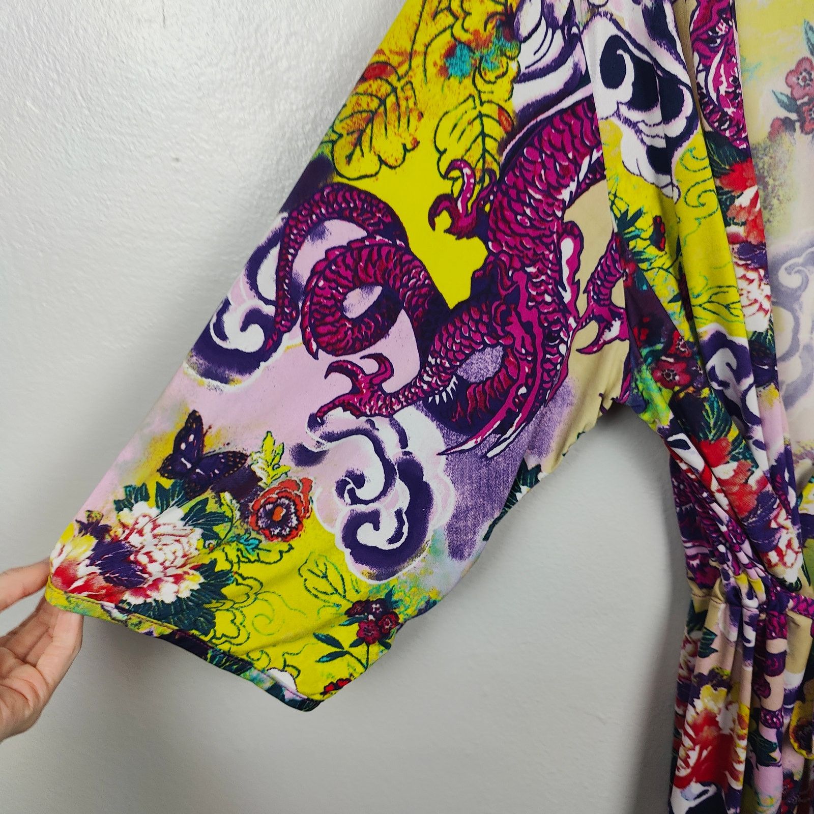 Other Josie Natorie Multicolored Kimono Robe Womens XL Purple Size XL / US 12-14 / IT 48-50 - 3 Thumbnail