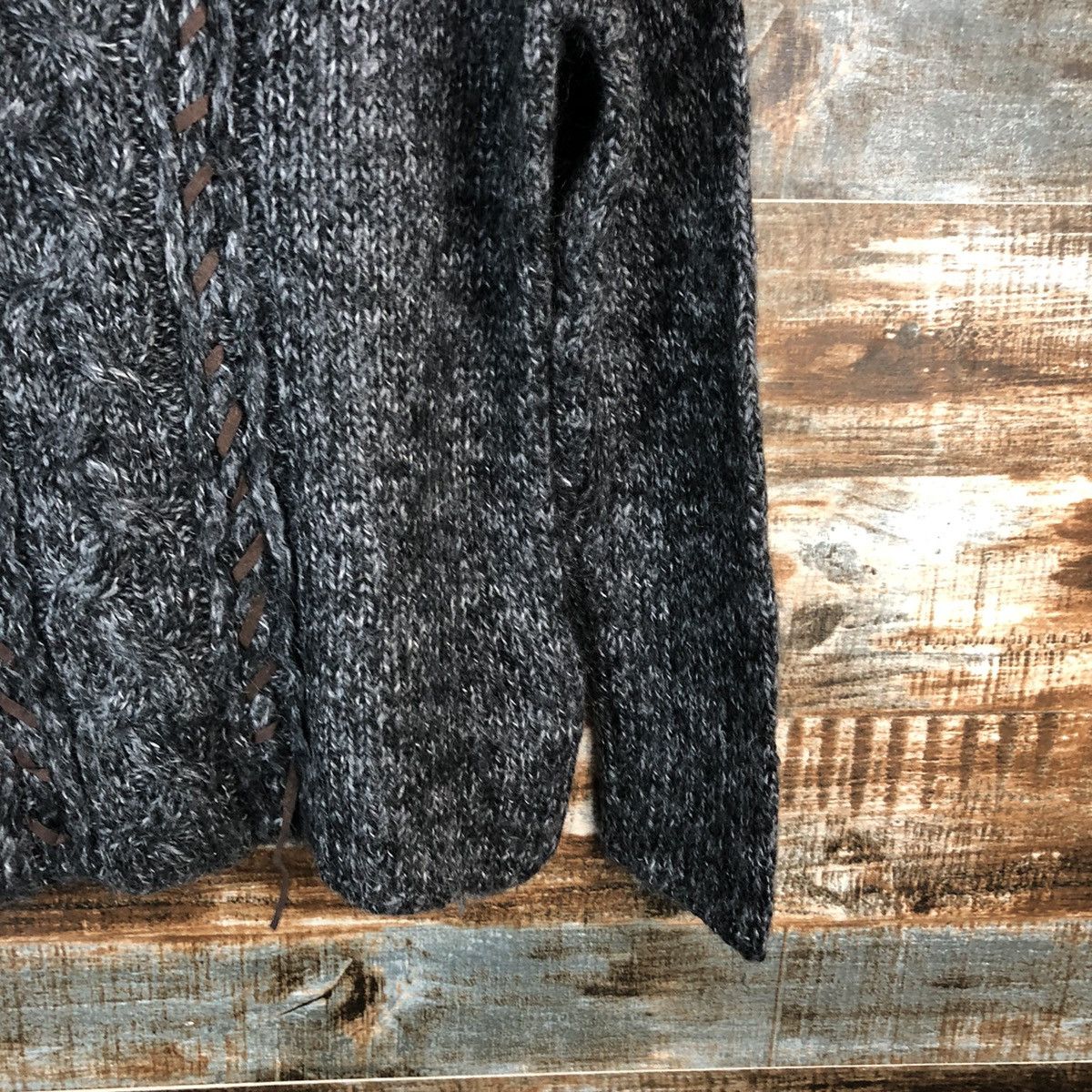 Homespun Knitwear Japanese Brand Grey mohair vintage Knitwear #A1768 Size US M / EU 48-50 / 2 - 8 Thumbnail