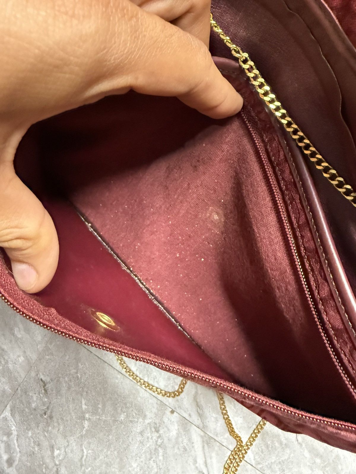 Dior Vintage Dior Monogram Chain Crossbody Bag Size ONE SIZE - 9 Thumbnail