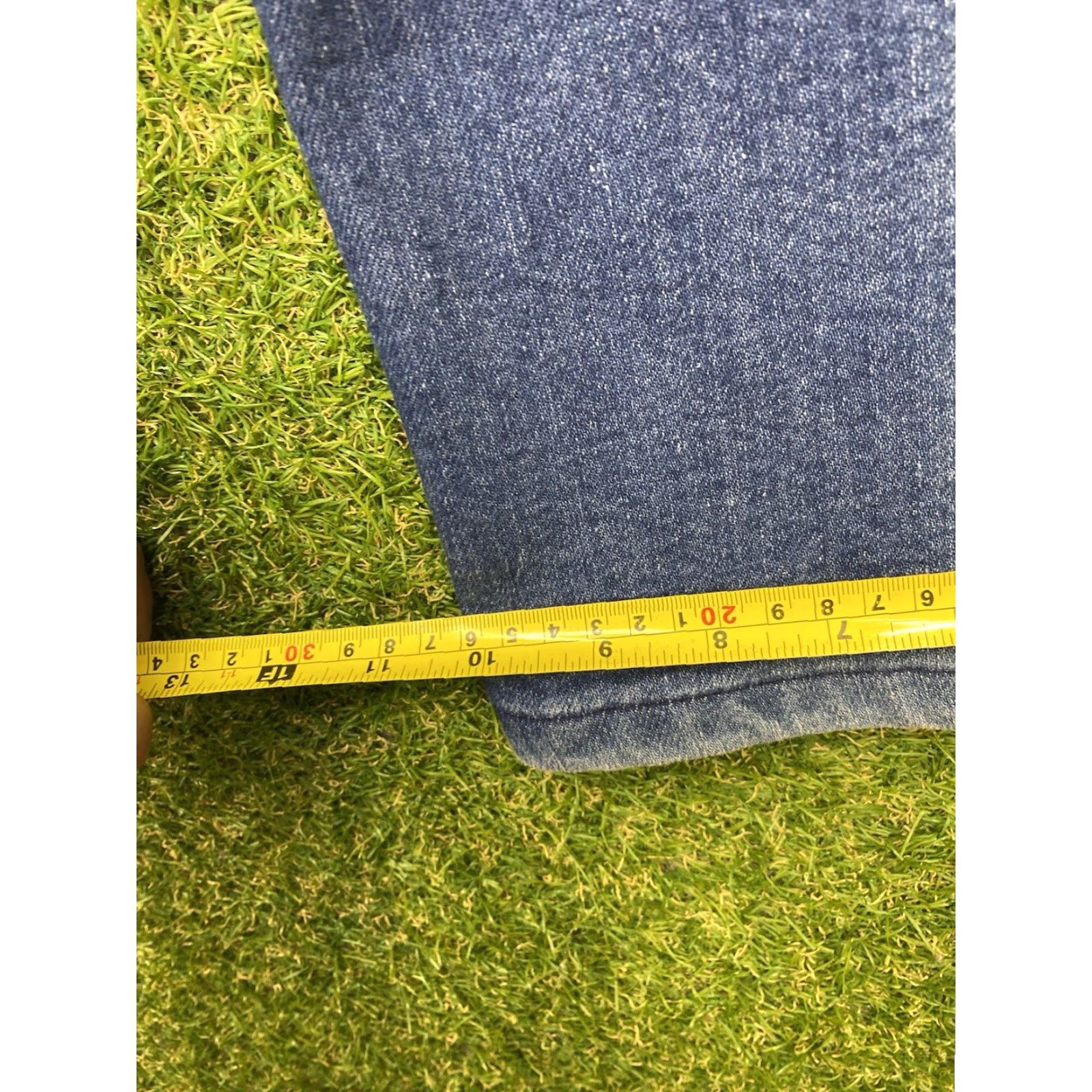 Levi's VINTAGE Levi's Jeans - 1970s Orange Tab Wide-Leg 28x32 High Rise Denim Blue Mens Size 28" / US 6 / IT 42 - 6 Thumbnail