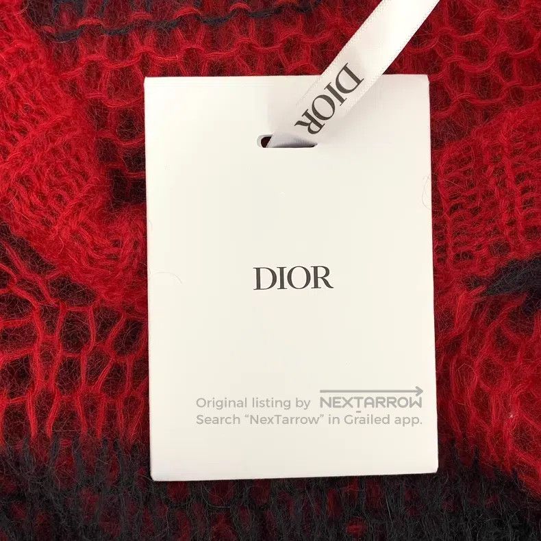 Dior Dior Colour-blocked striped horsehair round-neck long-slee Size XXS / US 00 / IT 34 - 7 Thumbnail