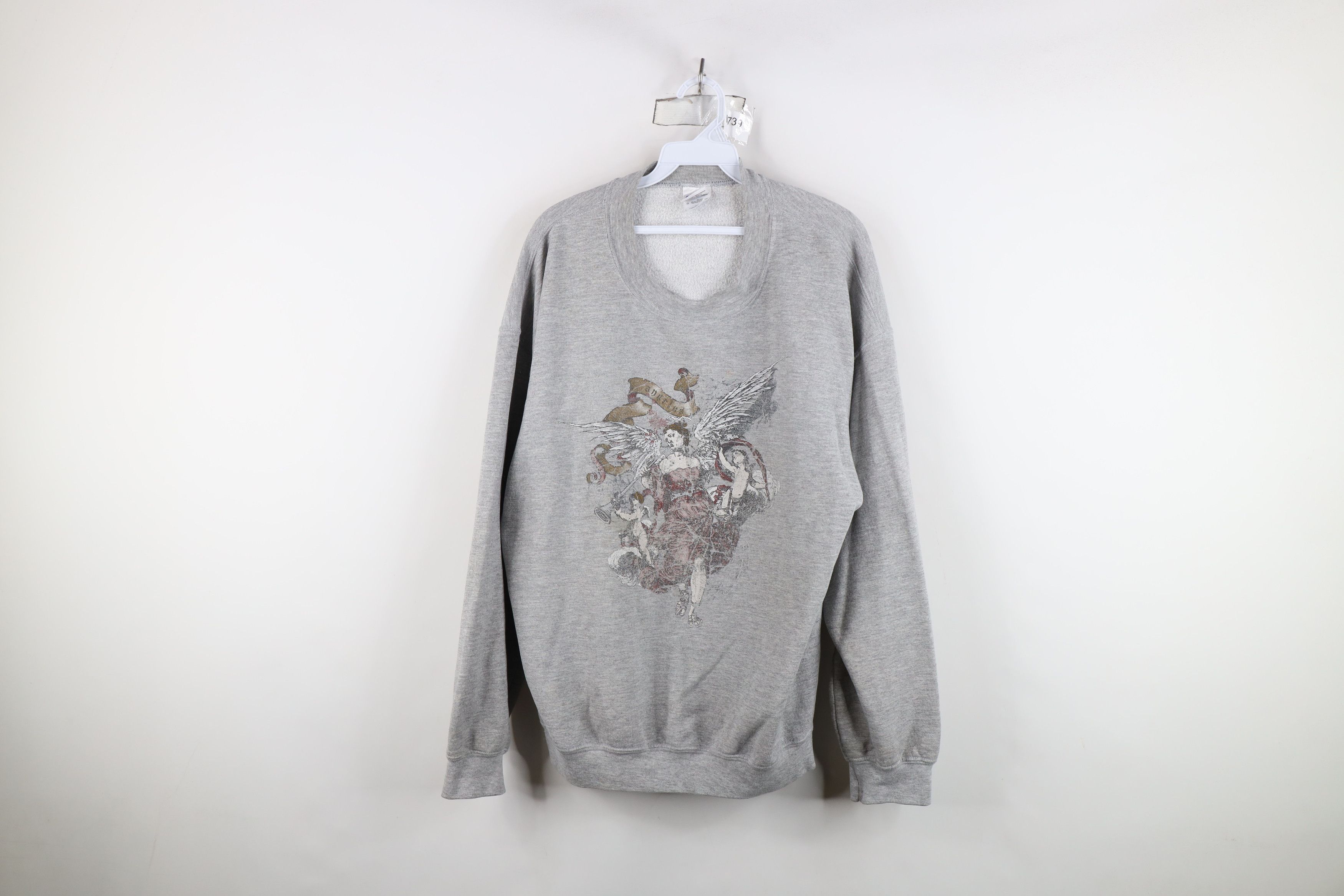 Vintage Vintage 90s Streetwear Angel UFC MMA Fighting Sweatshirt Size US L / EU 52-54 / 3 - 1 Thumbnail