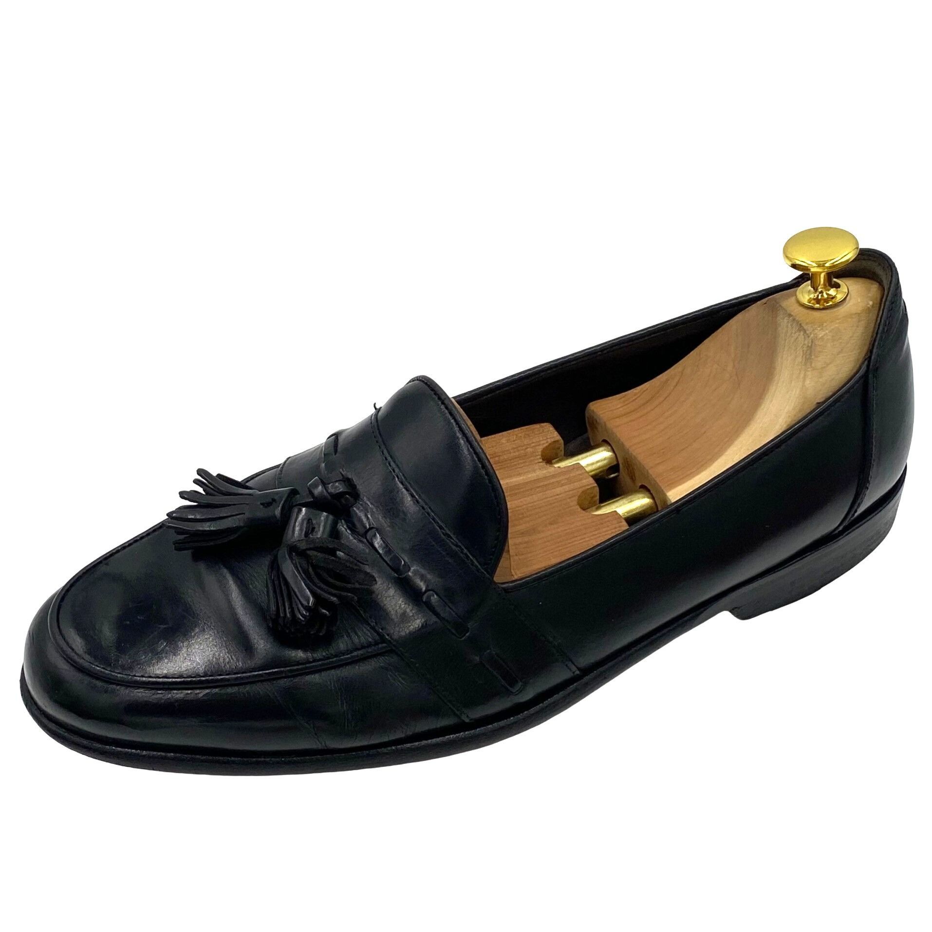 Cole Haan Italy Bragano Cole Haan men's size 10 black leather tassel l Size US 10 / EU 43 - 12 Thumbnail