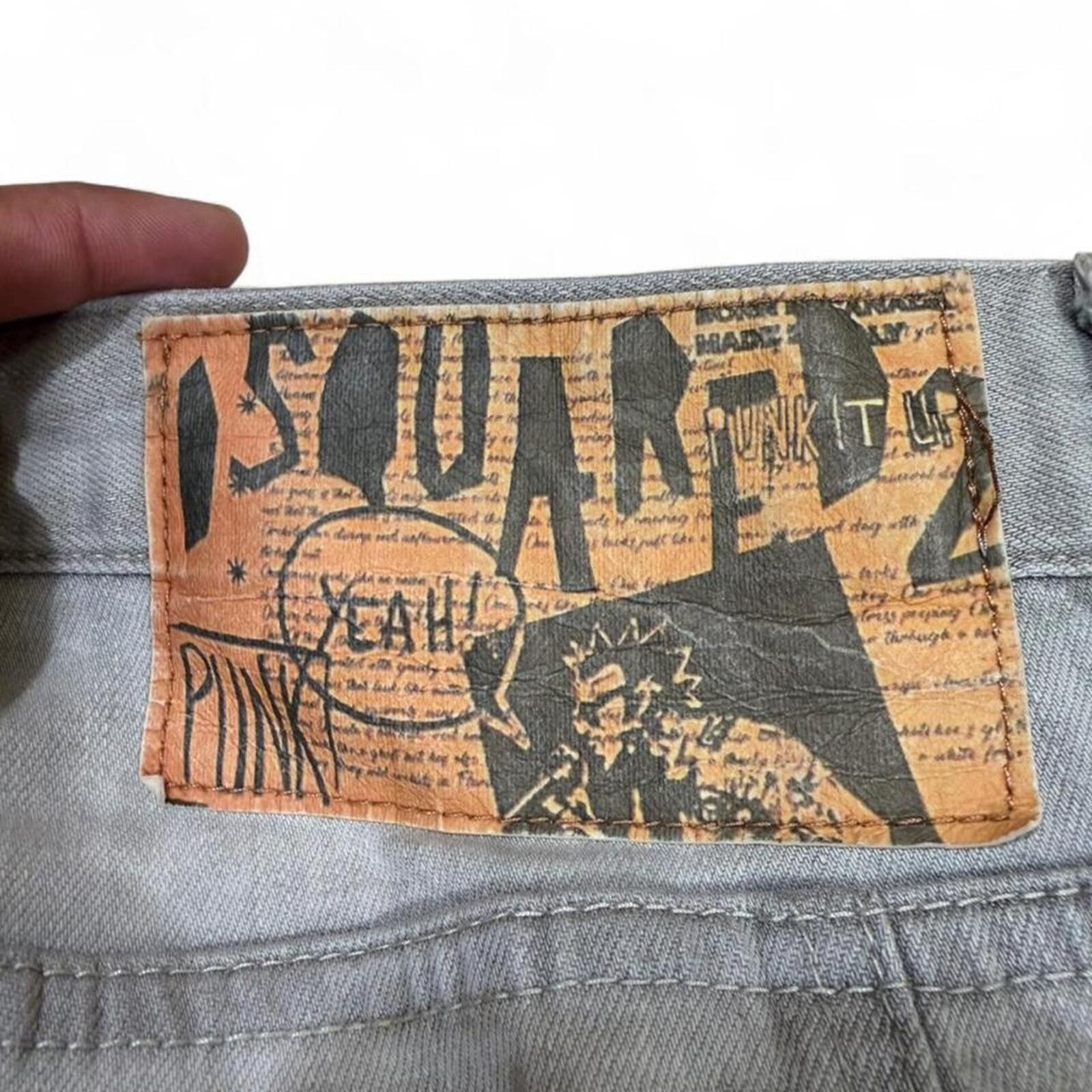 Dsquared2 Vintage style DSQUARED2 punk vibe denim jeans Size US 32 / EU 48 - 3 Thumbnail