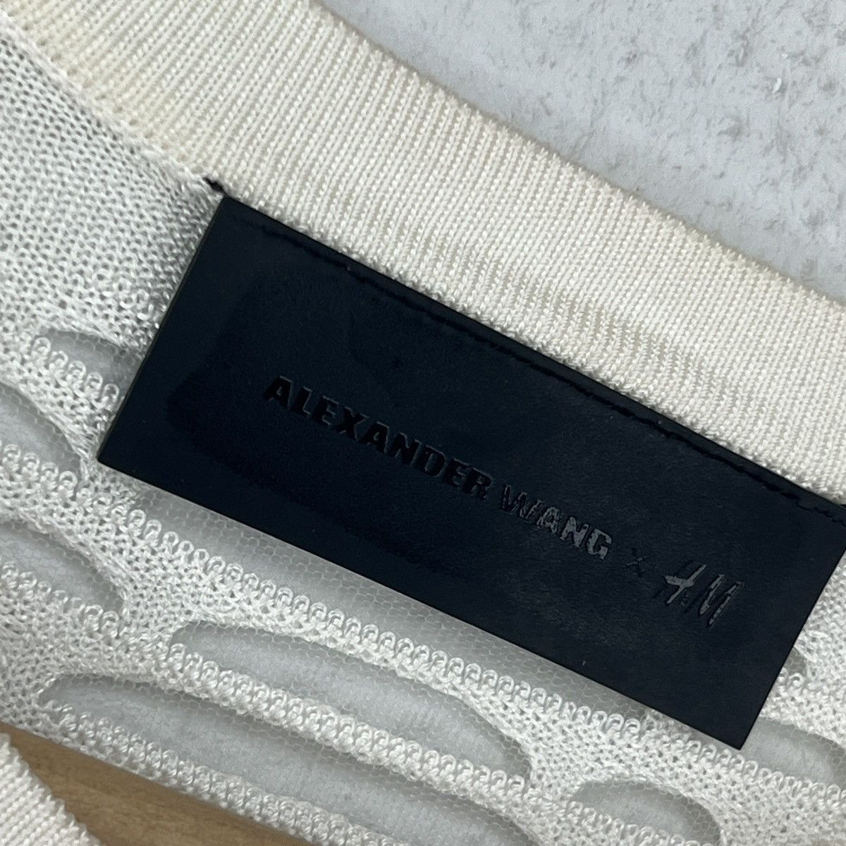 Alexander Wang × Designer × Japanese Brand Alexander Wang Mini Midi Dres Ecru Beige Transparent Size M / US 6-8 / IT 42-44 - 4 Thumbnail