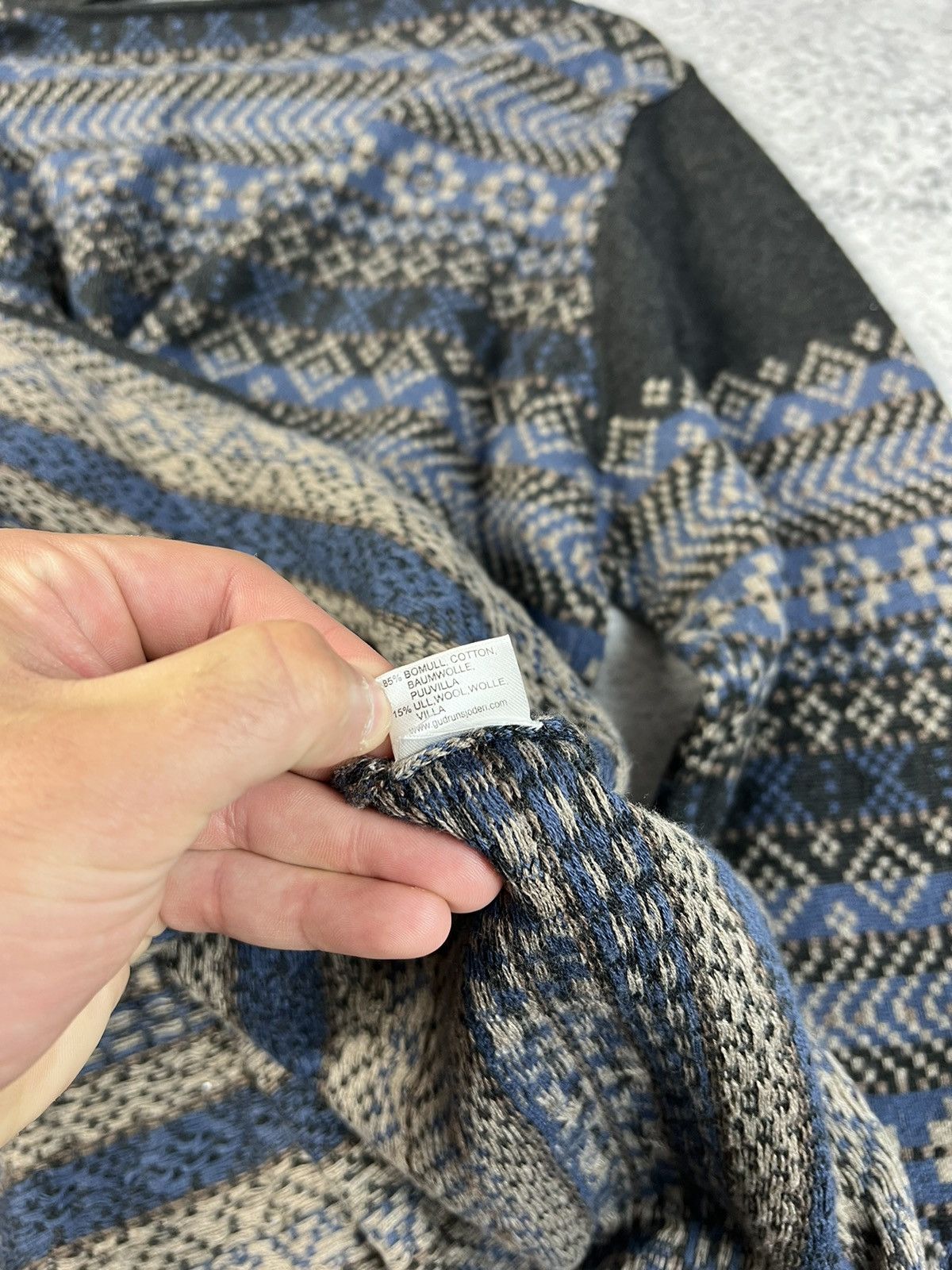 Designer × Other UK Gudrun Sjorden multicolour belted sweater Size L / US 10 / IT 46 - 10 Thumbnail