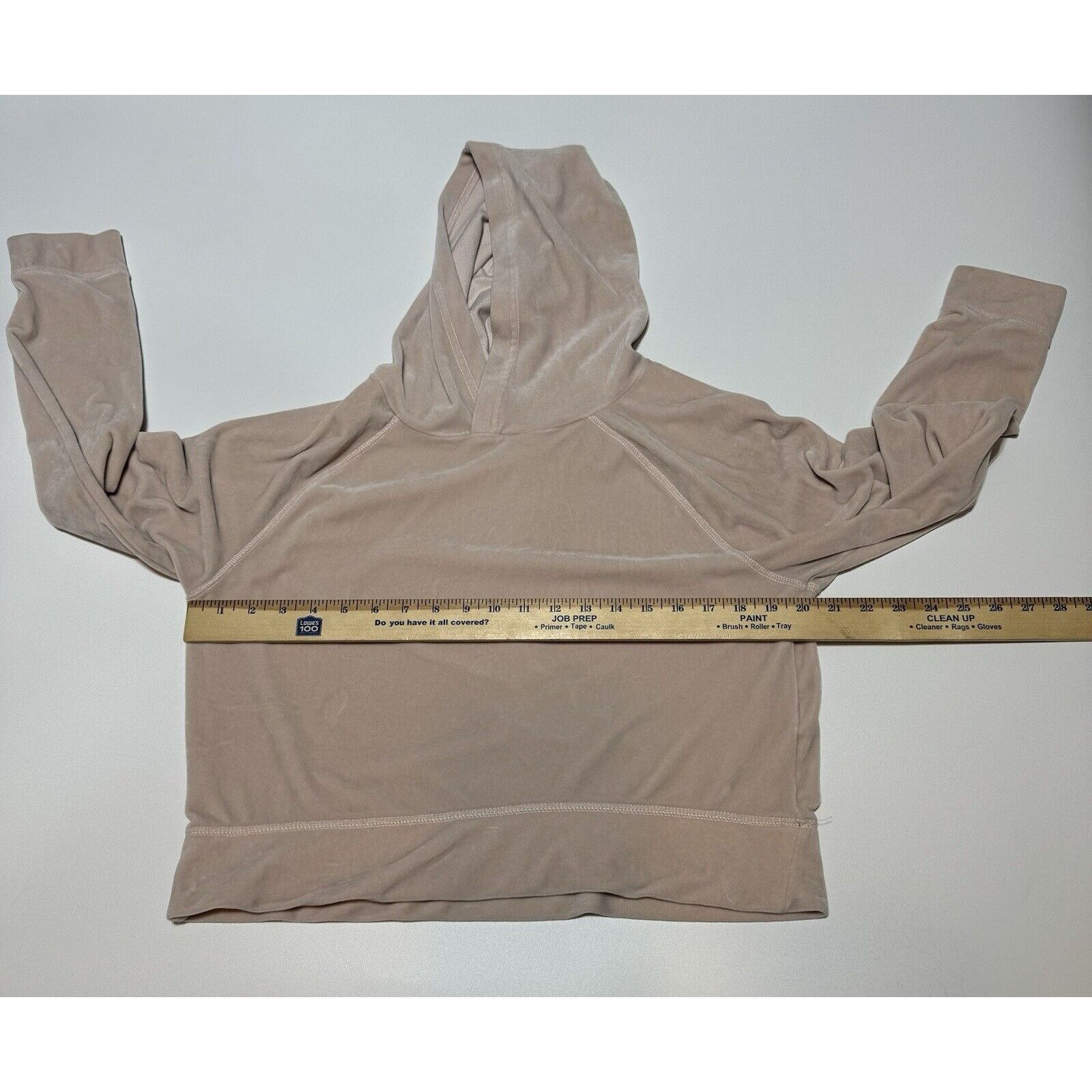 Other Y2K inspired Cropped Velour Hoodie Womens L Balletcore Pink Size L / US 10 / IT 46 - 3 Thumbnail