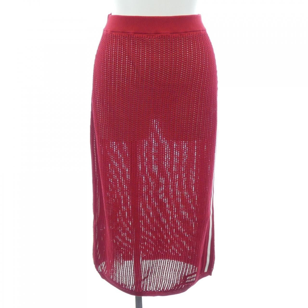 Miu Miu Miu Miu Miu Miu Skirt Textile Skirts MMG442S2321U7U DUTY FREE for USA Size ONE SIZE - 1 Thumbnail