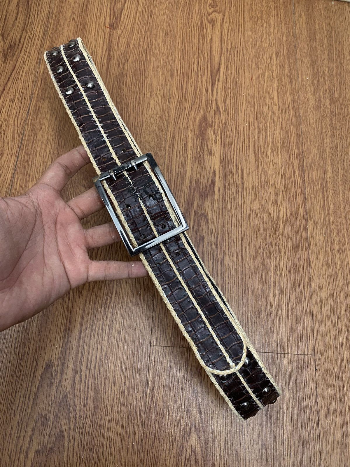 Japanese Brand Aligator double prong belt Size ONE SIZE - 3 Thumbnail