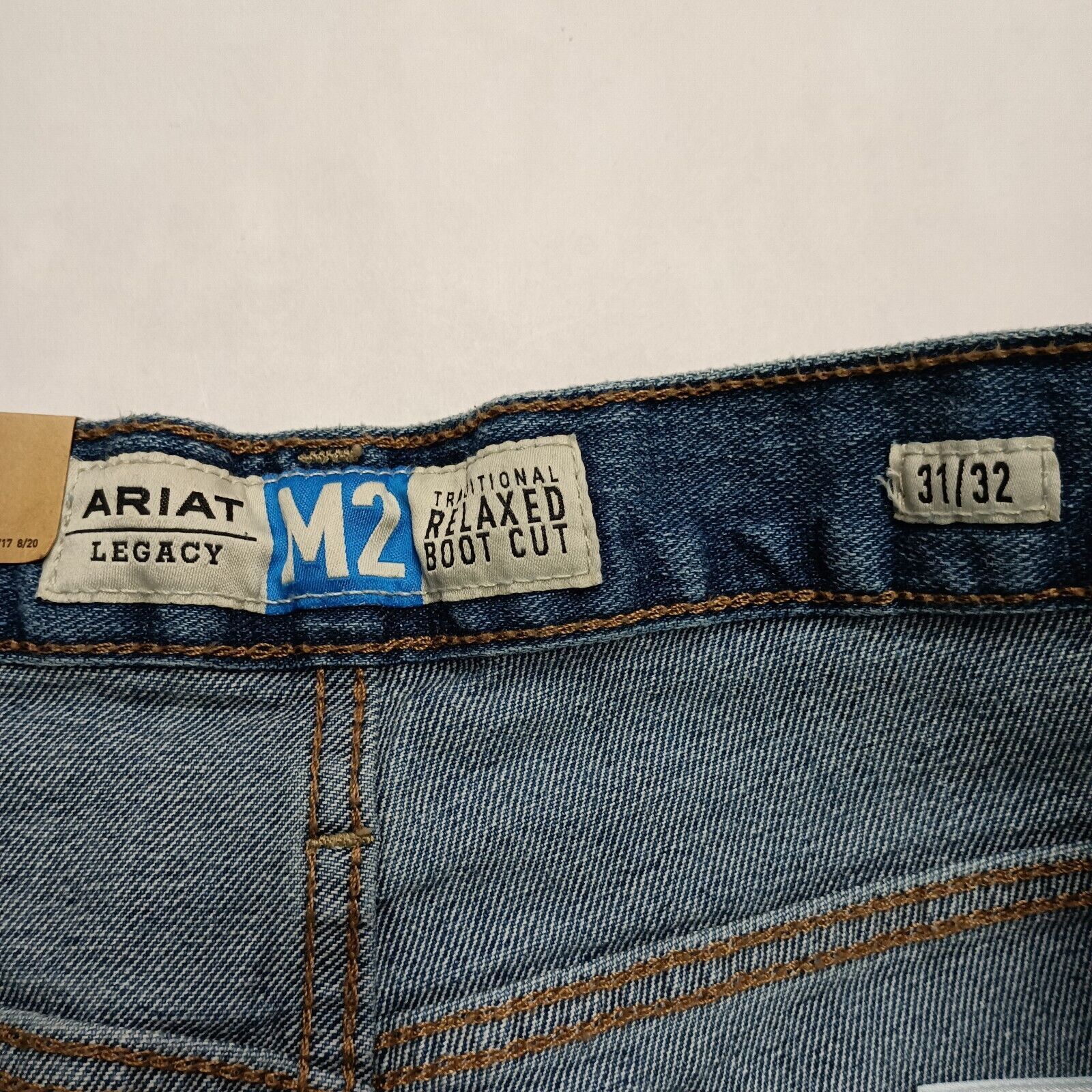 Ariat Ariat M2 Brandon Relaxed Boot Cut Jeans Men's 31x32 Blue Size US 31 - 5 Thumbnail