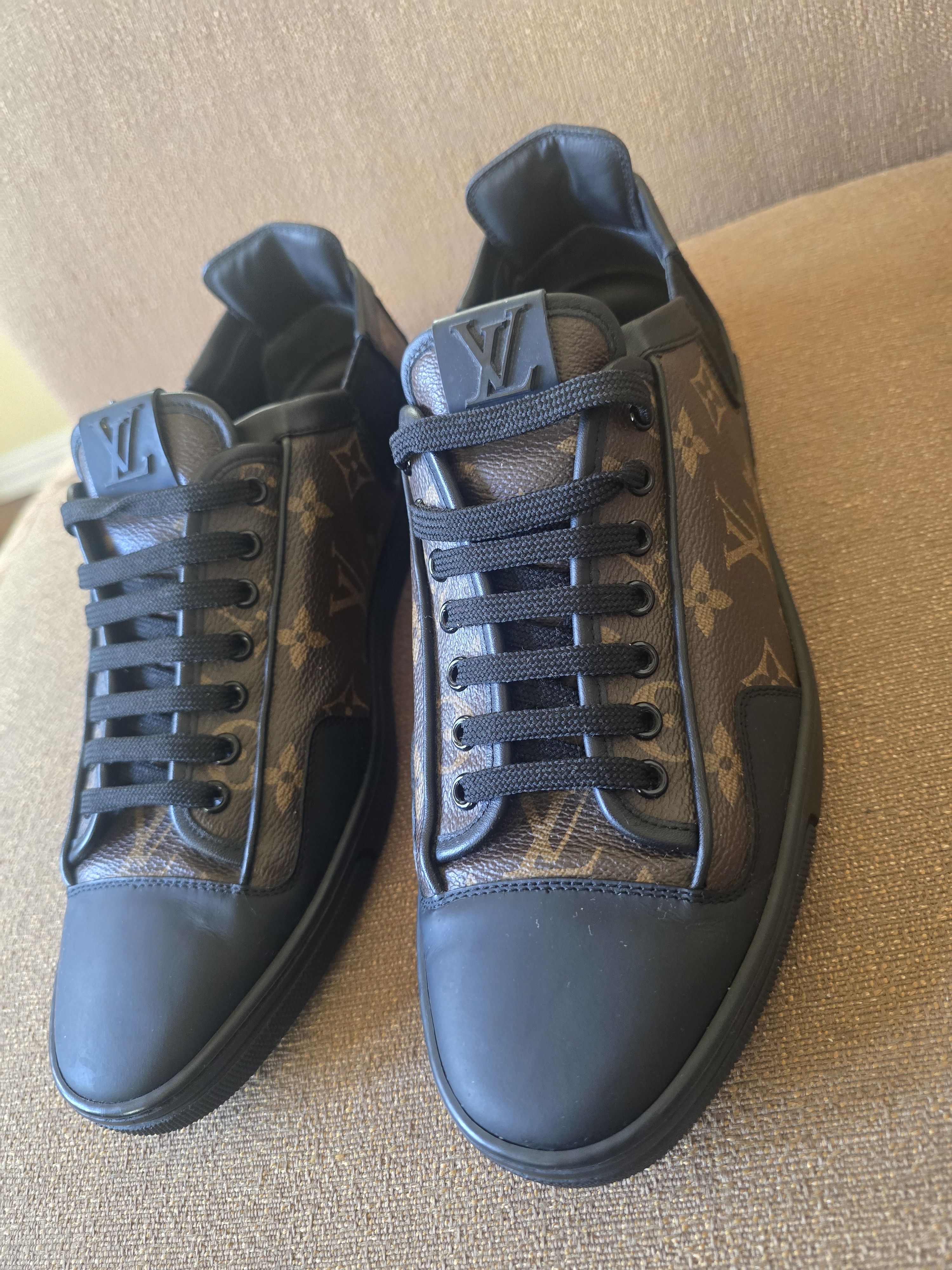 Louis Vuitton Louis Vuitton Brown/Black Monogram Sneakers Size 7.5/US 8.5 Size US 8.5 / EU 41-42 - 6 Thumbnail