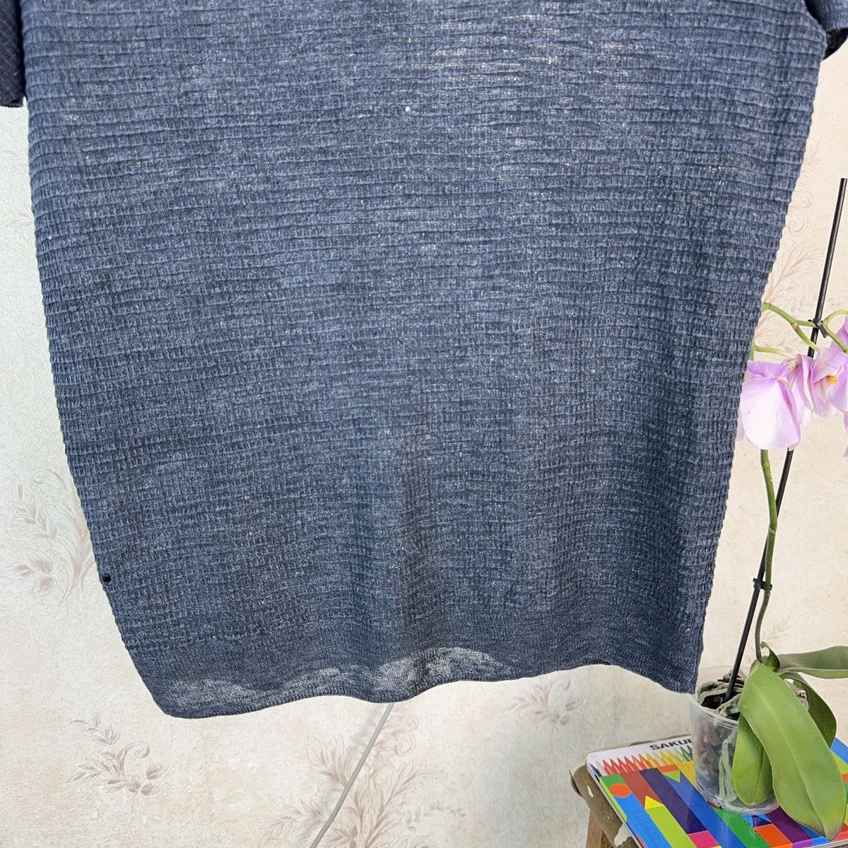 Gran Sasso Gran Sasso T shirt Polo Luxury Italian XL Dark Blue Knited Size US XL / EU 56 / 4 - 16 Thumbnail
