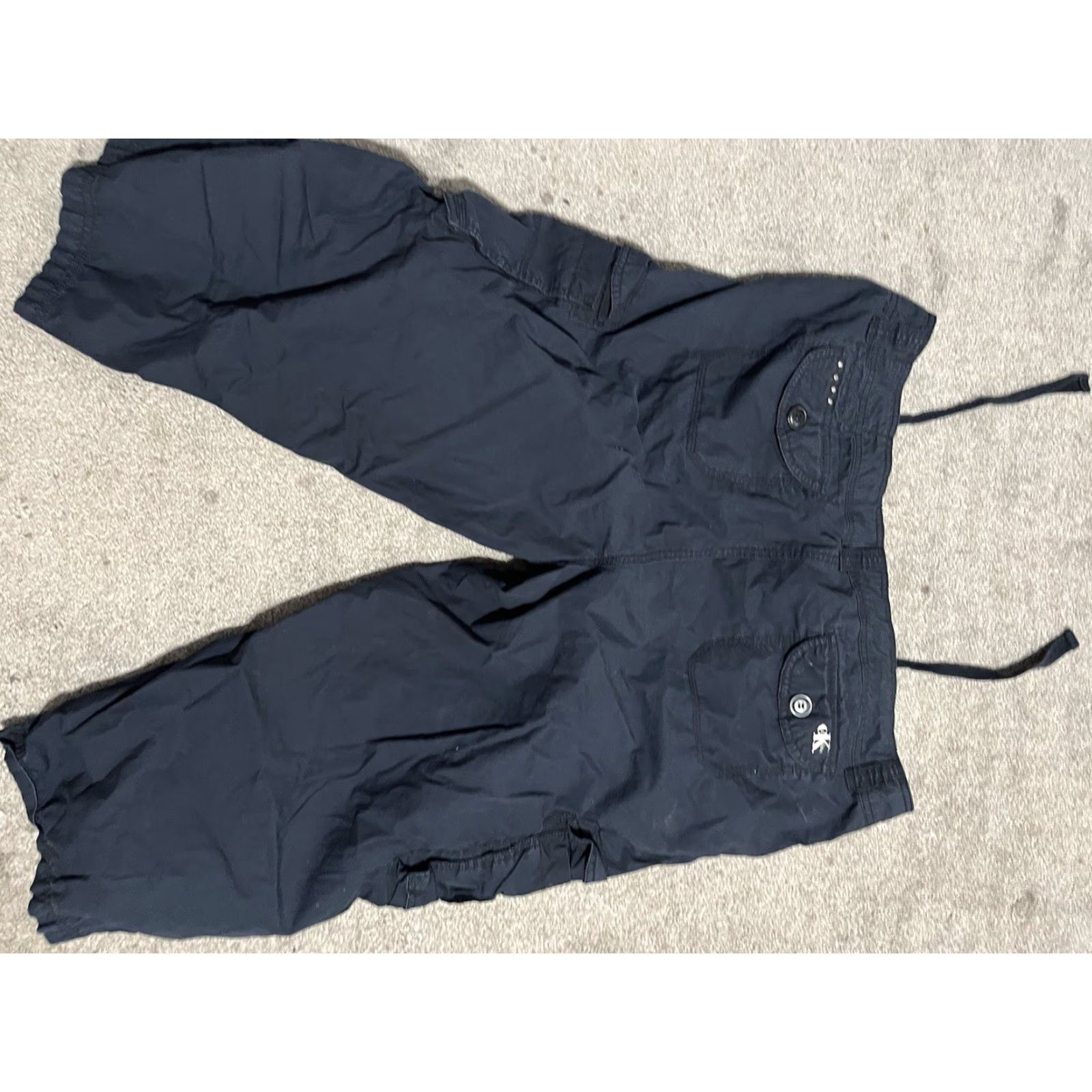 Reebok Reebok Leggings Black Pull On Athletic Women L Size 36" / US 14 / IT 50 - 7 Thumbnail