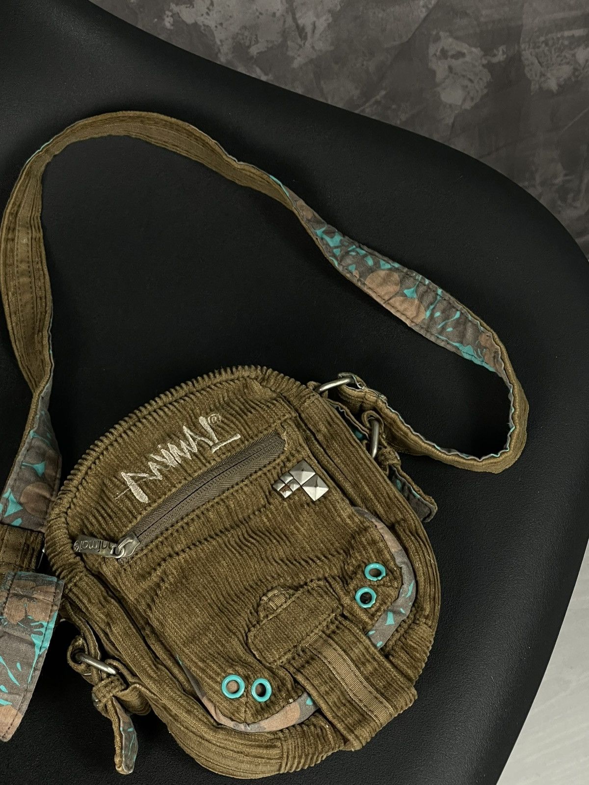 Hysteric Glamour × If Six Was Nine × Japanese Brand Y2K Vintage Bag Diesel Style Messenger Archive Size ONE SIZE - 3 Thumbnail