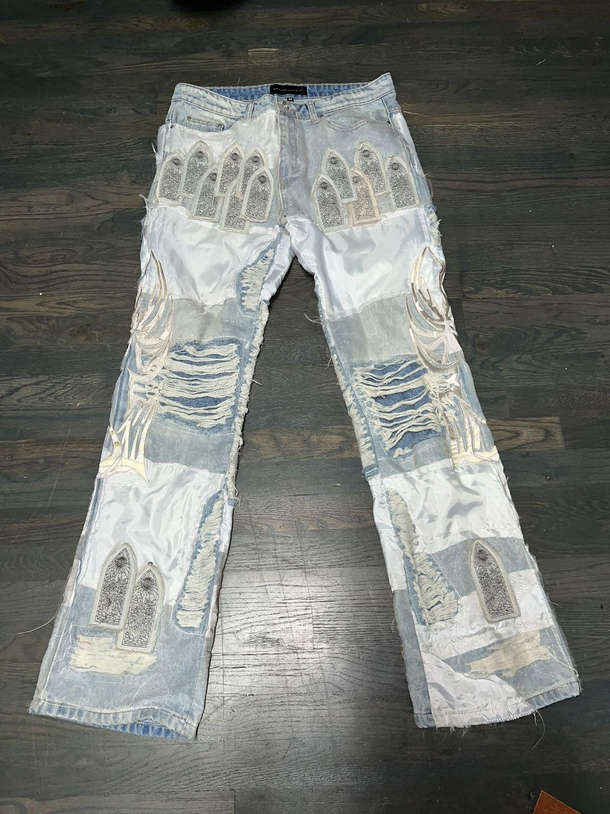 Who Decides War WDW WINGED ORGANZA DENIEM Size US 34 / EU 50 - 1 Thumbnail