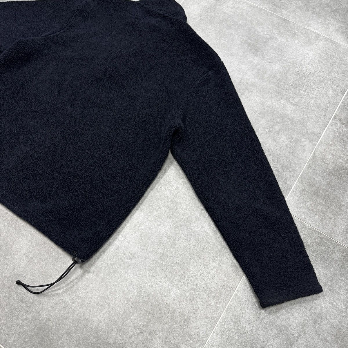 Yves Saint Laurent Rare Yves Saint Laurent YSL 1/3 Zip Fleece Jacket Navy Blue Size US XL / EU 56 / 4 - 17 Thumbnail