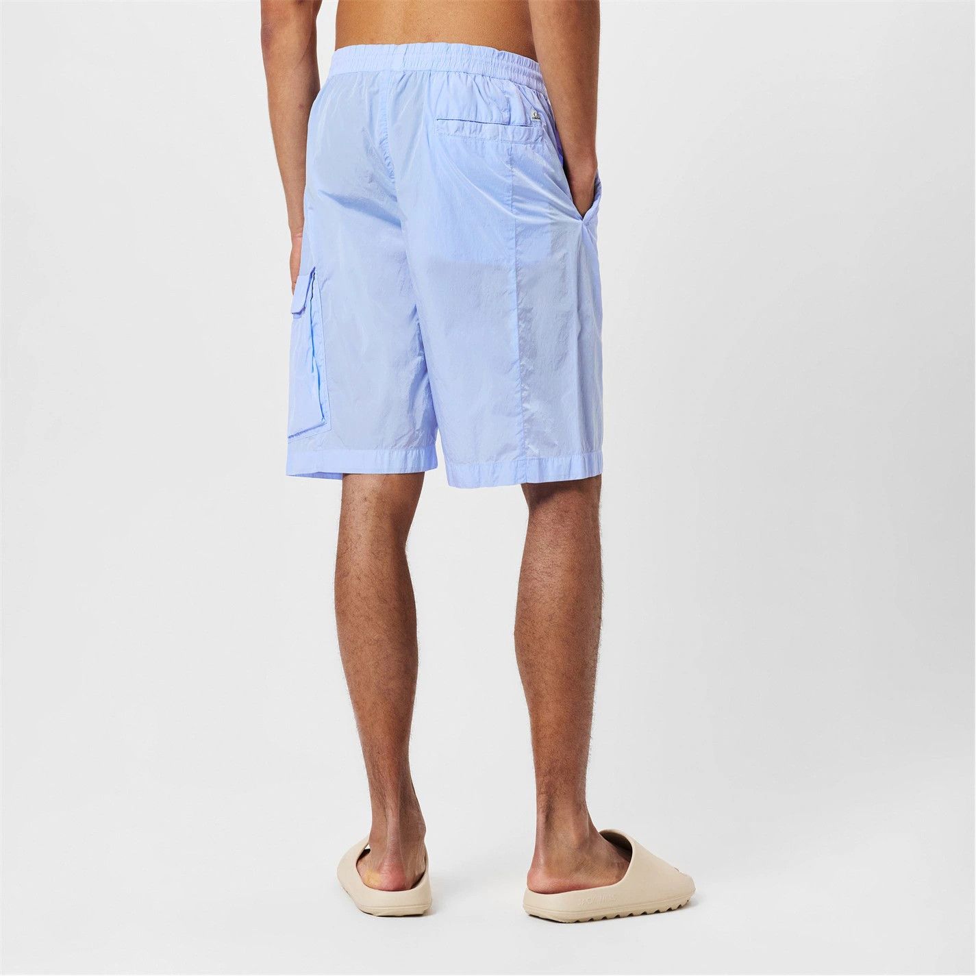 C.P. Company o1g2r1mq0426 Bermuda Cargo Shorts in Light Blue Size US 28 / EU 44 - 4 Thumbnail