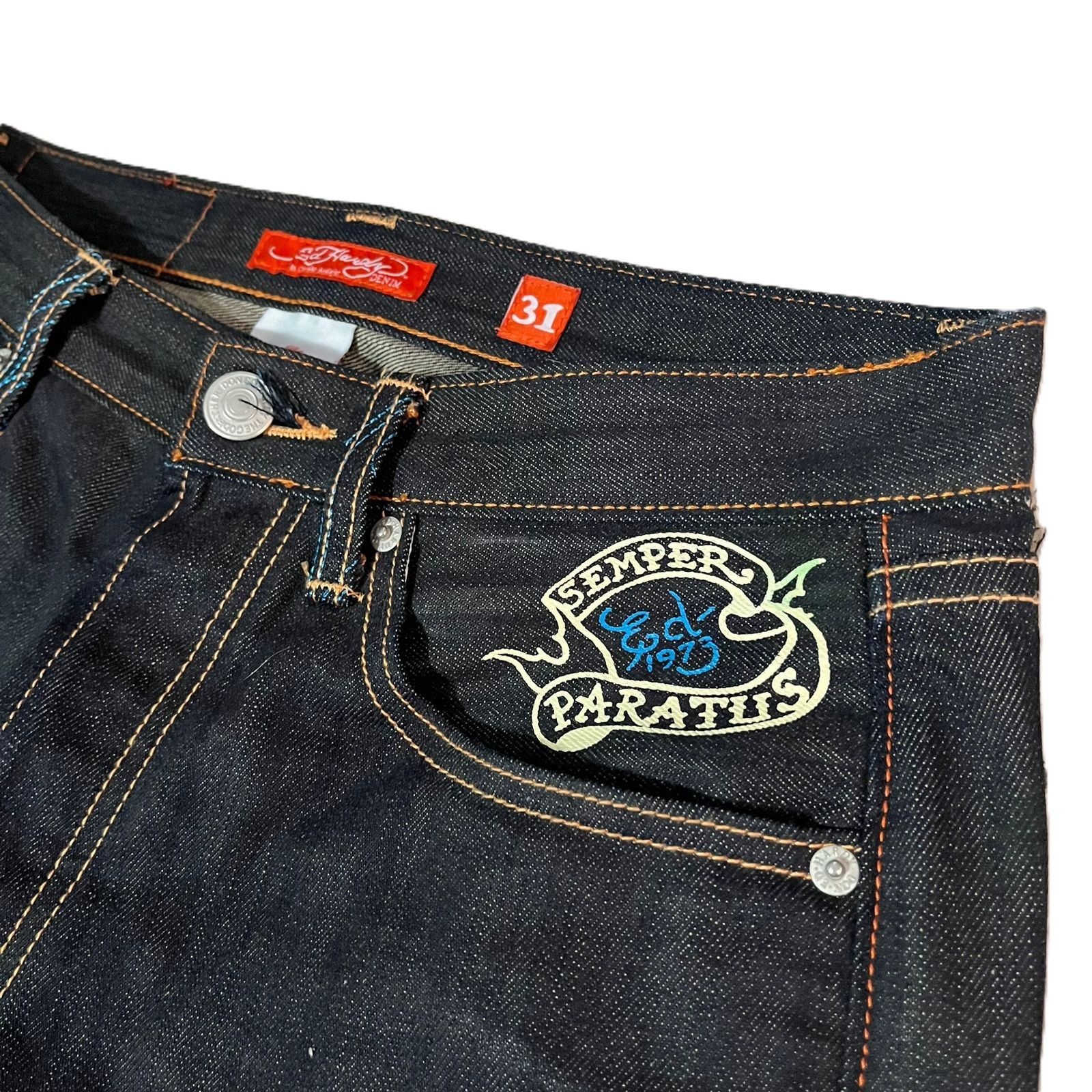 Ed Hardy Jeans Ed Hardy Demon Blues (Grial) Size US 31 - 4 Thumbnail