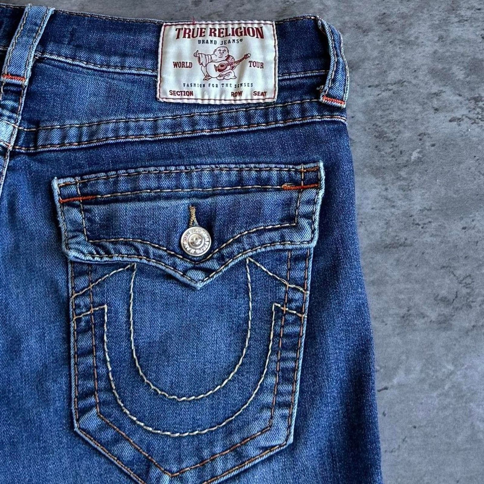Japanese Brand × True Religion × Vintage Vintage Y2K True Religion Embroidered Grunge Opium Jeans Size US 34 / EU 50 - 3 Thumbnail
