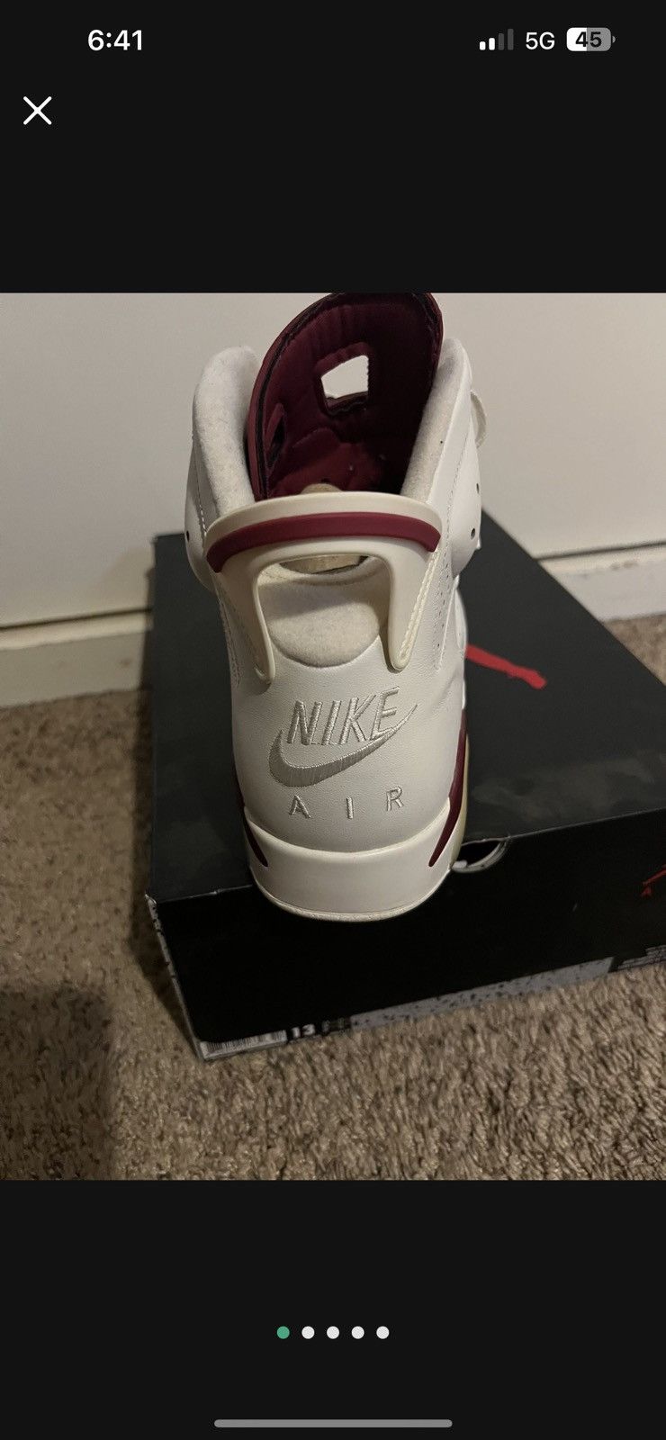 Jordan Brand Air Jordan 6 retro Size US 13 / EU 46 - 5 Thumbnail