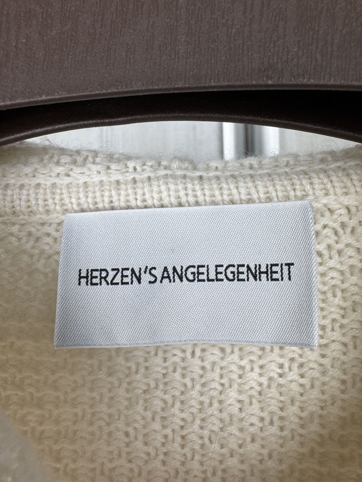 Designer herzen's angelegenheit wool cashmere oversize knitted hoodie Size XS / US 0-2 / IT 36-38 - 8 Thumbnail