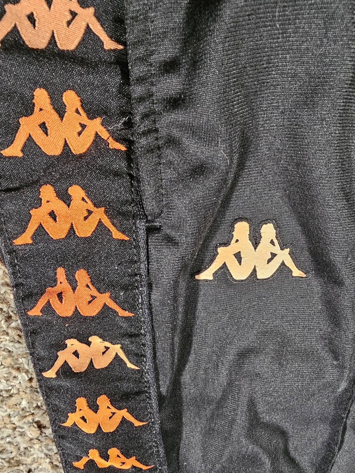 Kappa Kappa Back2back Women Logo Black Straight Fit Sweatpants M Size 32" / US 10 / IT 46 - 2 Thumbnail