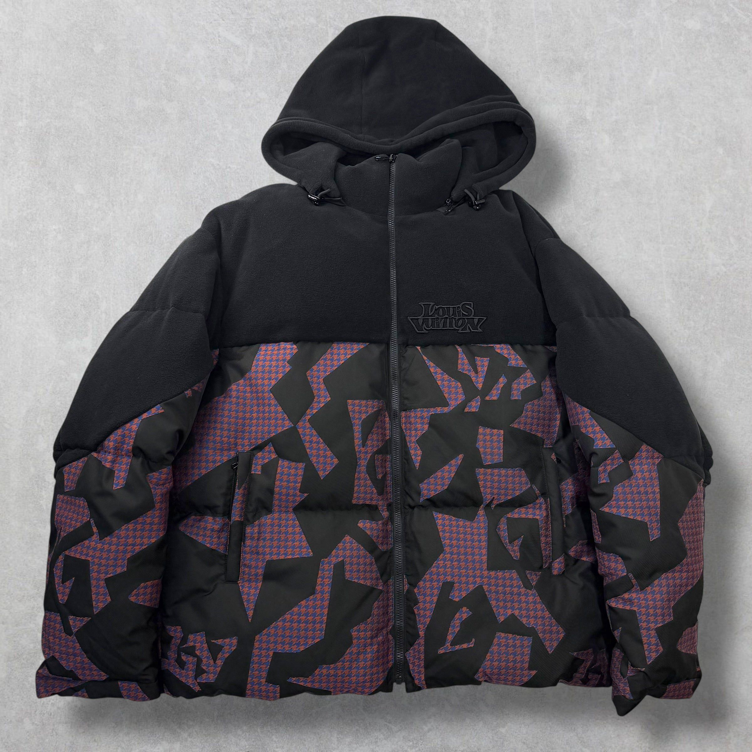 Louis Vuitton Louis Vuitton Bimaterial Hooded Down Jacket 56 (XXL) Size US XXL / EU 58 / 5 - 1 Thumbnail