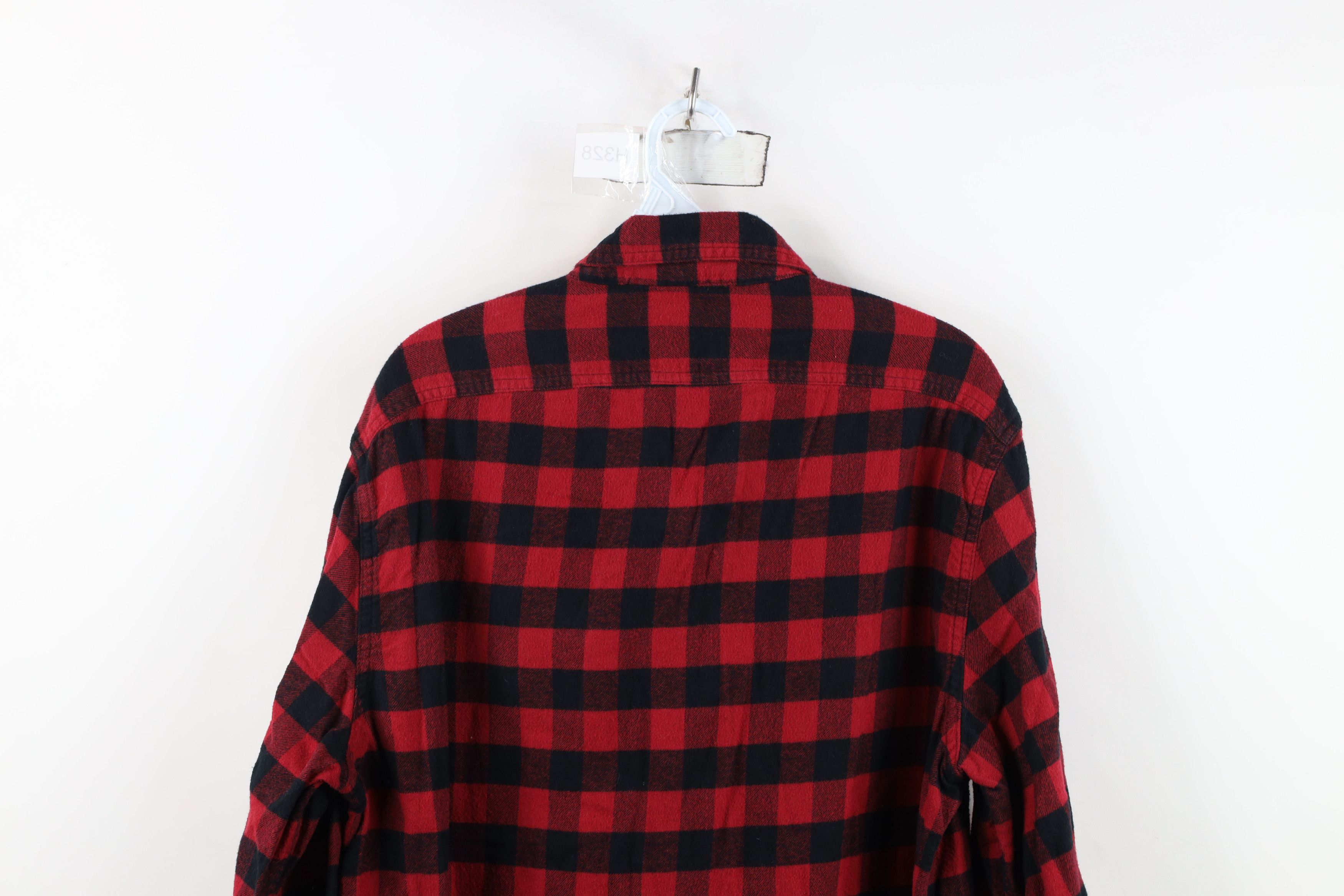 J.Crew J Crew Buffalo Plaid Flannel Collared Button Shirt Cotton Size US L / EU 52-54 / 3 - 11 Thumbnail