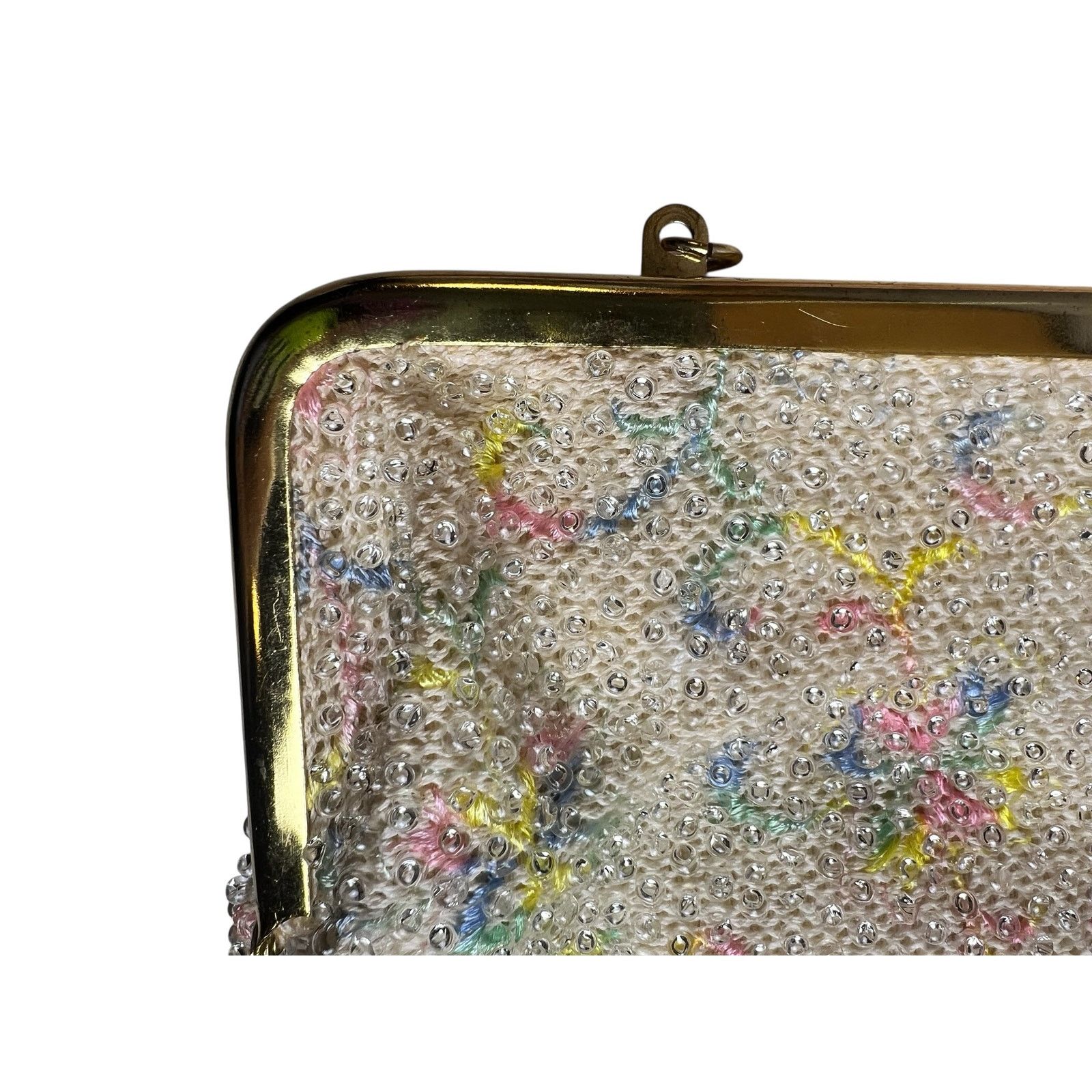 Other Vintage 1950s Corde-Bead Microbeaded Glam Evening Clutch Bag Size ONE SIZE - 5 Thumbnail