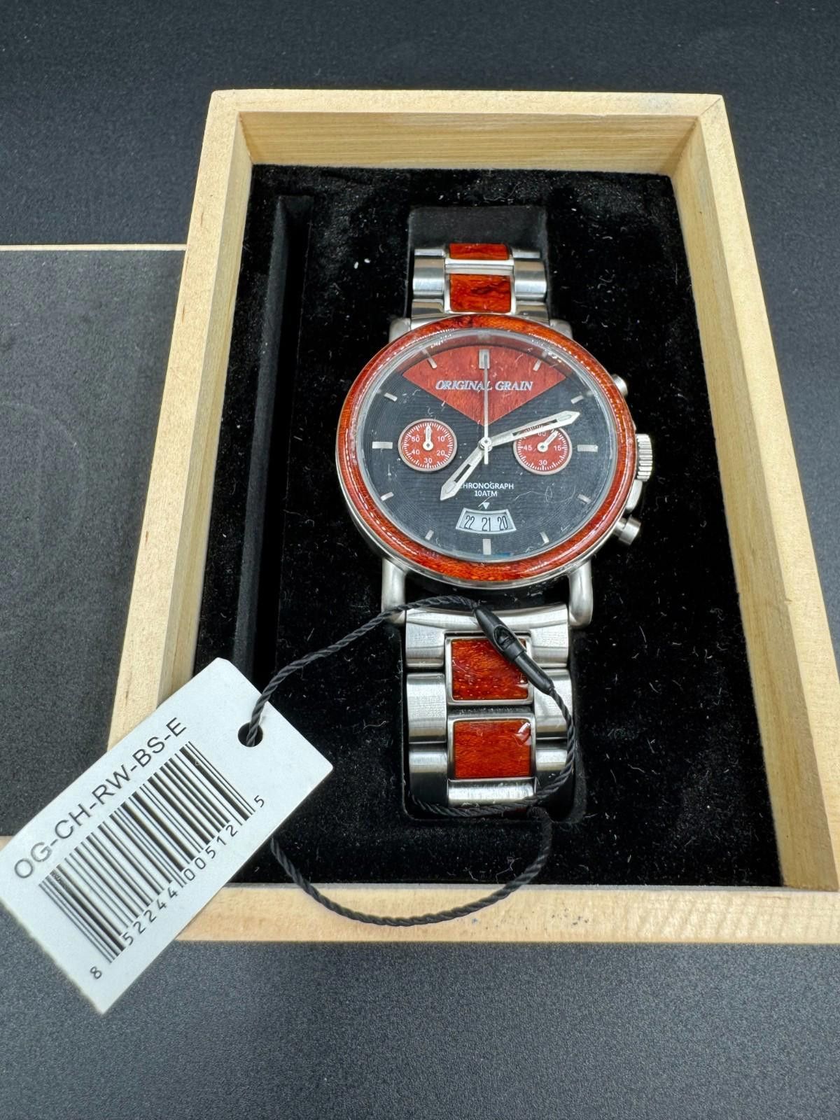 Other Original Grain Chrono Rosewood Alterra 44mm Analog Watch (Di Size ONE SIZE - 2 Thumbnail
