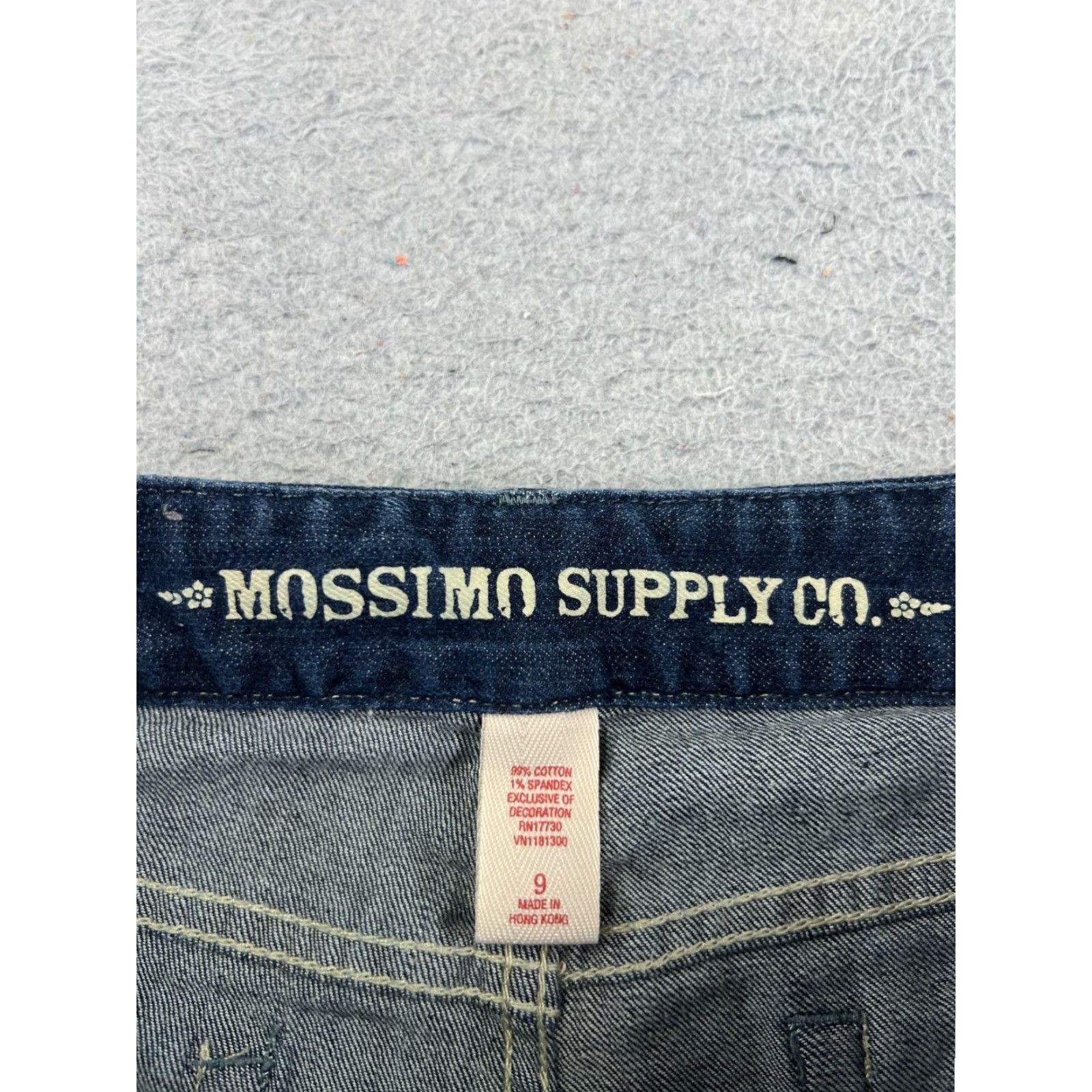 Mossimo VINTAGE Mossimo Shorts Womens 9 Denim Blue Jean Cutoff Low Rise 29x4 Cotton Size 30" / US 8 / IT 44 - 7 Thumbnail